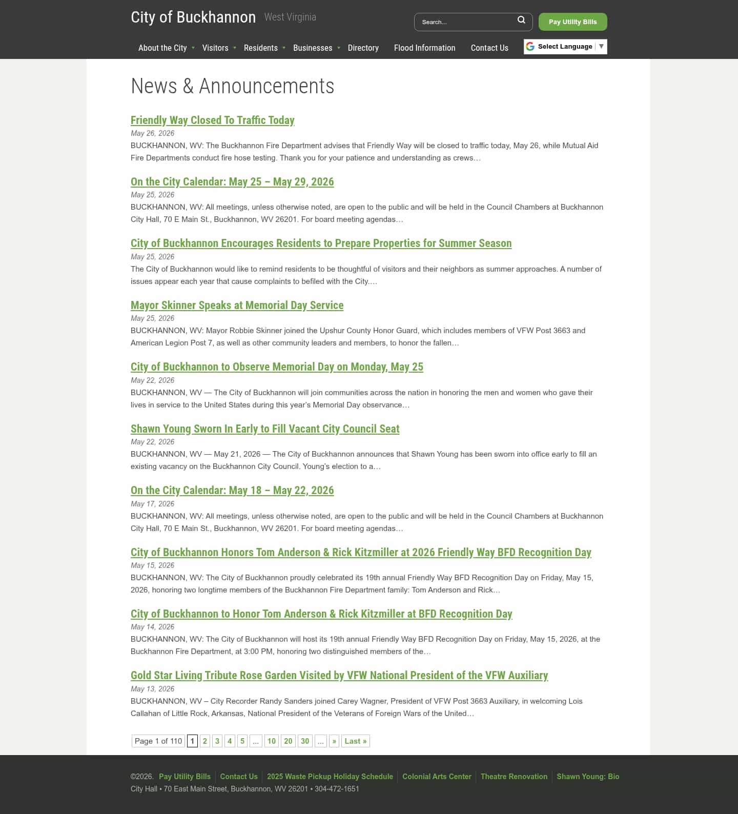 Latest website image capture