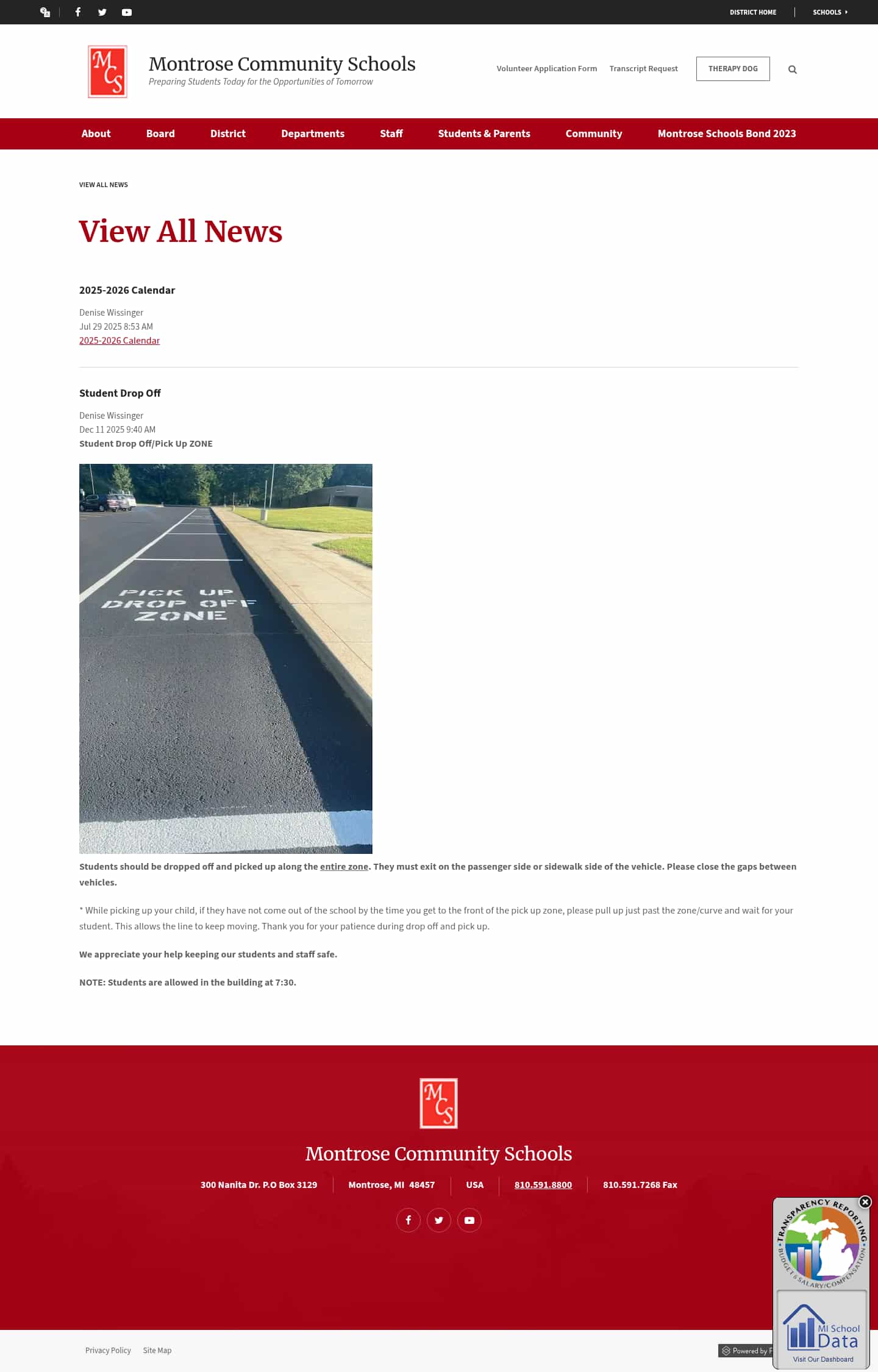 Latest website image capture