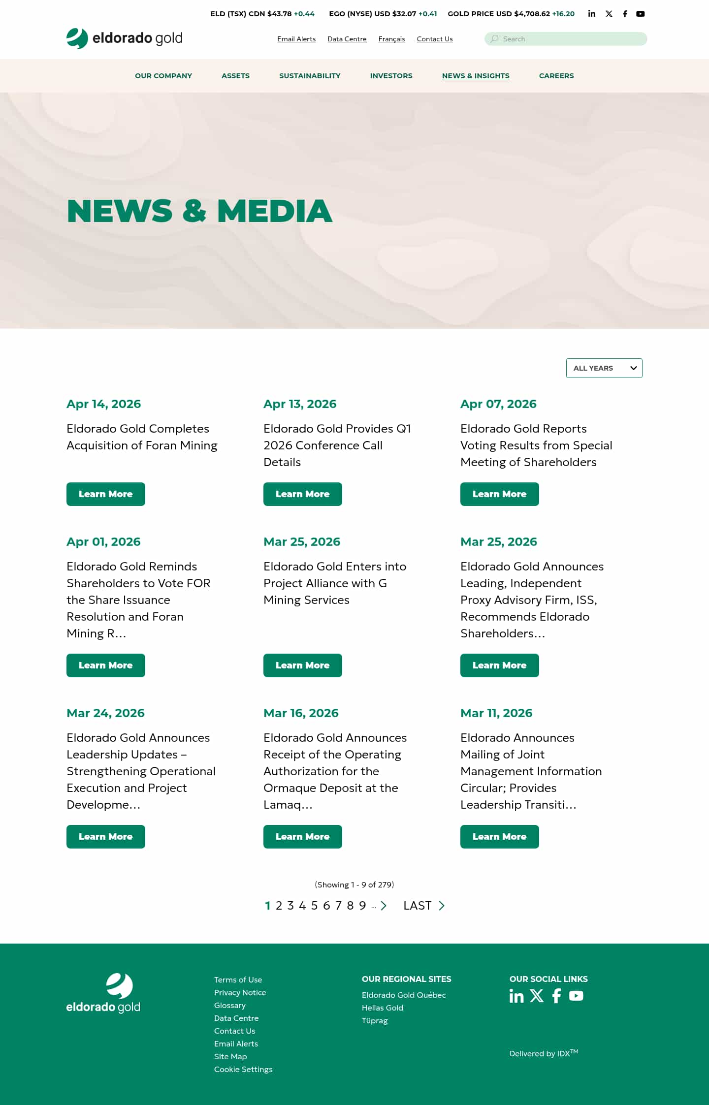 Latest website image capture