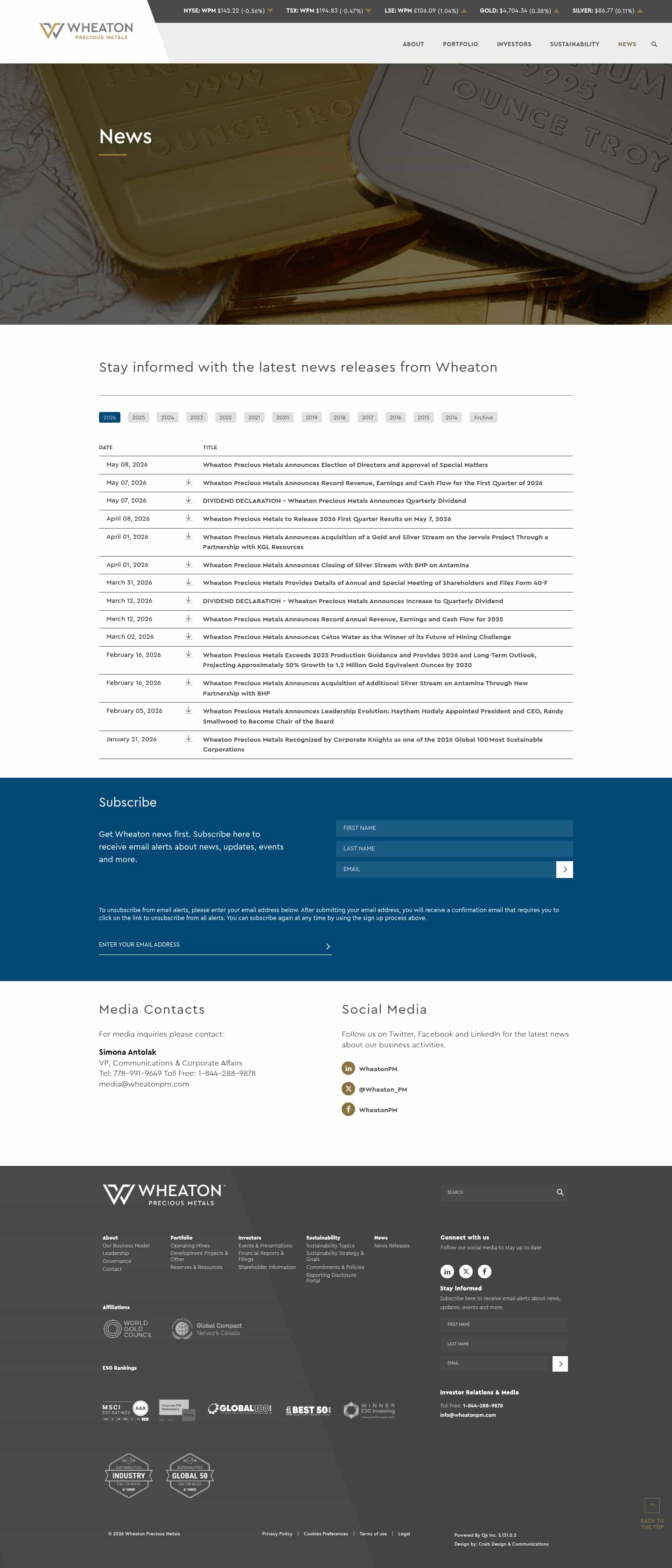 Latest website image capture