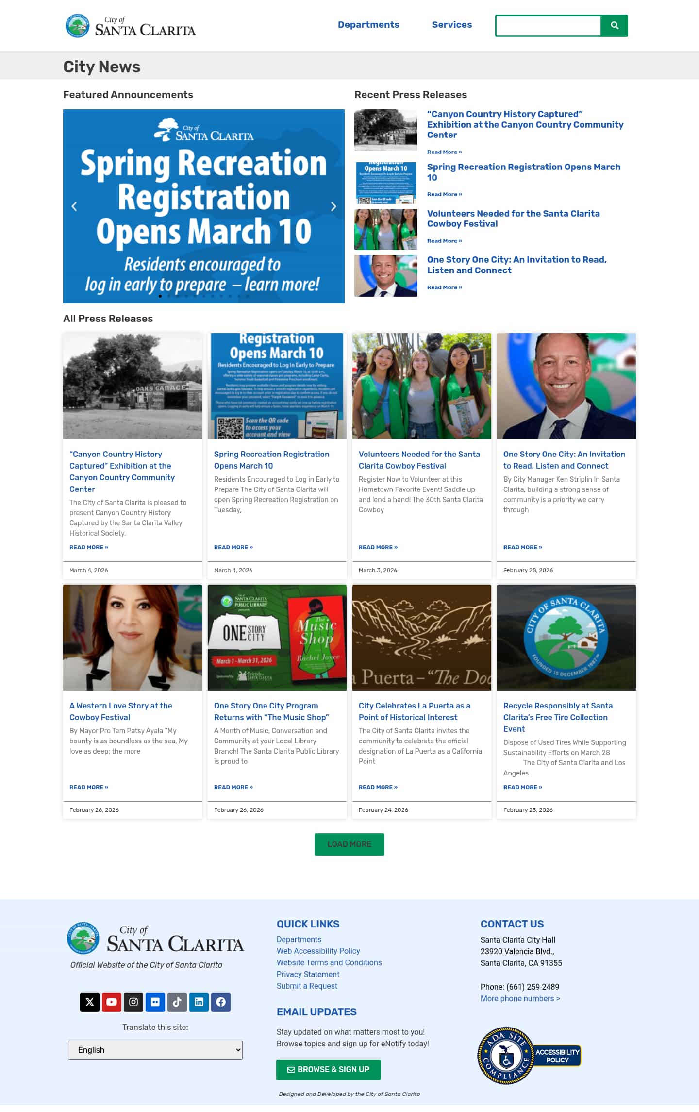 Latest website image capture