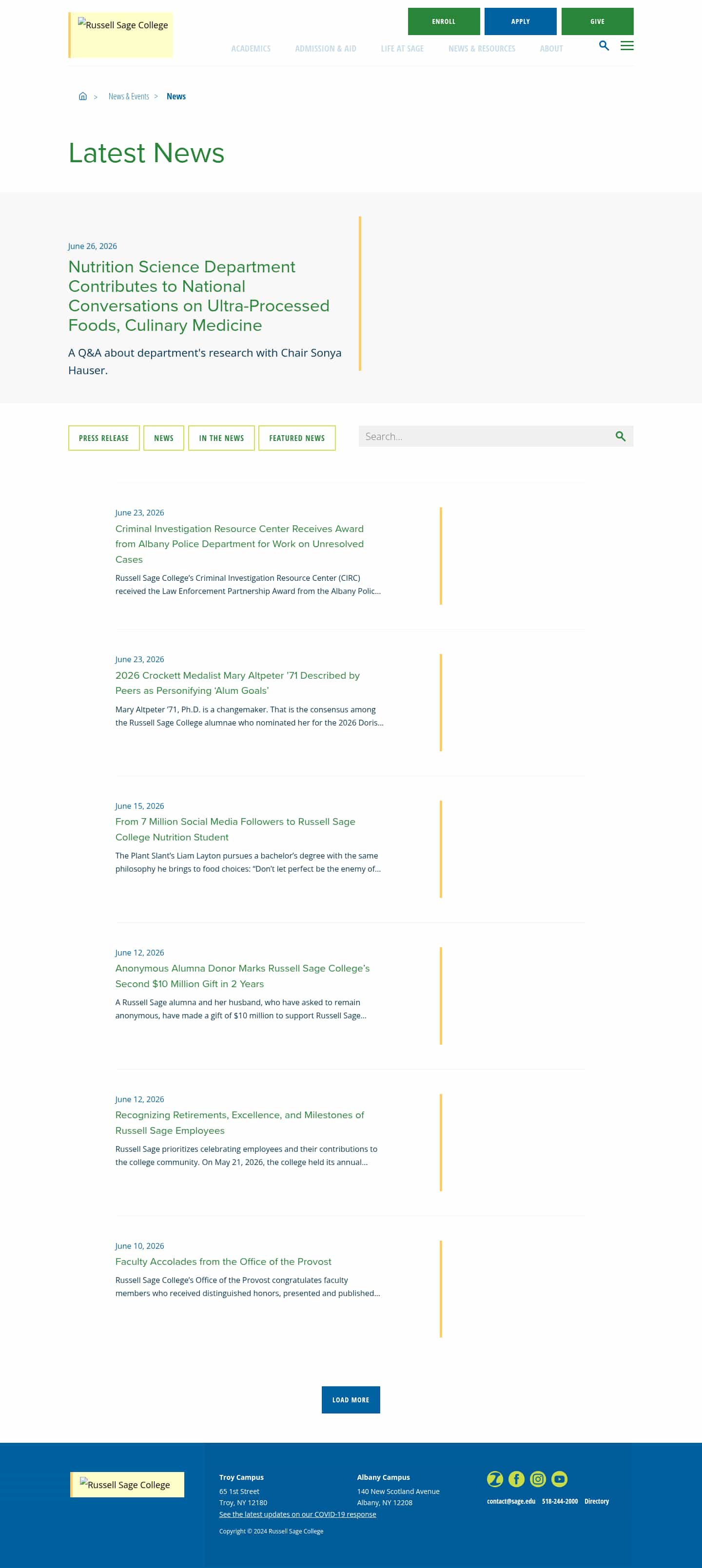 Latest website image capture