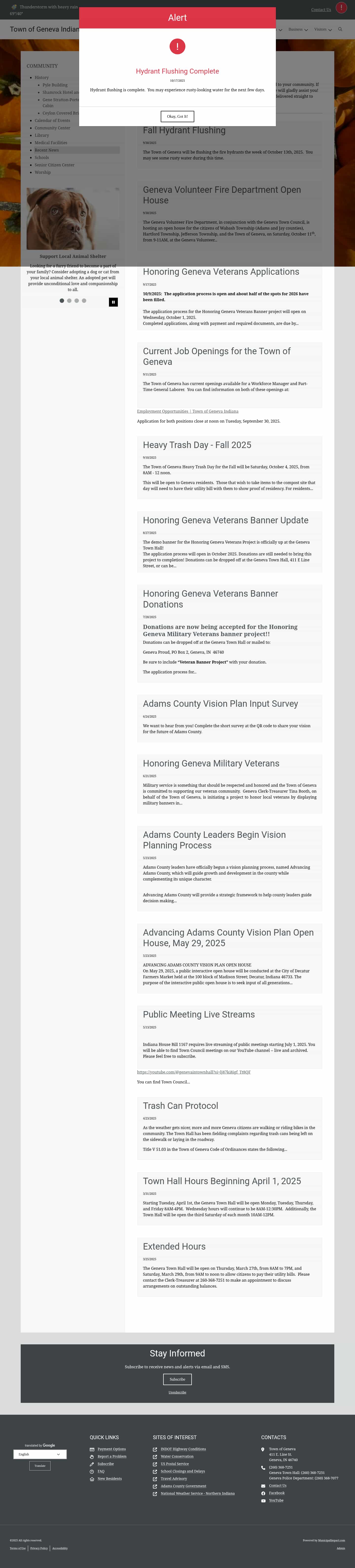 Latest website image capture