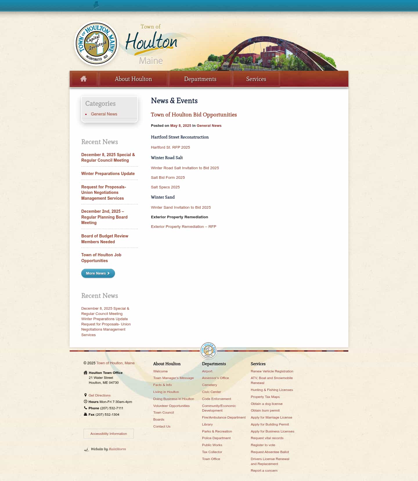 Latest website image capture