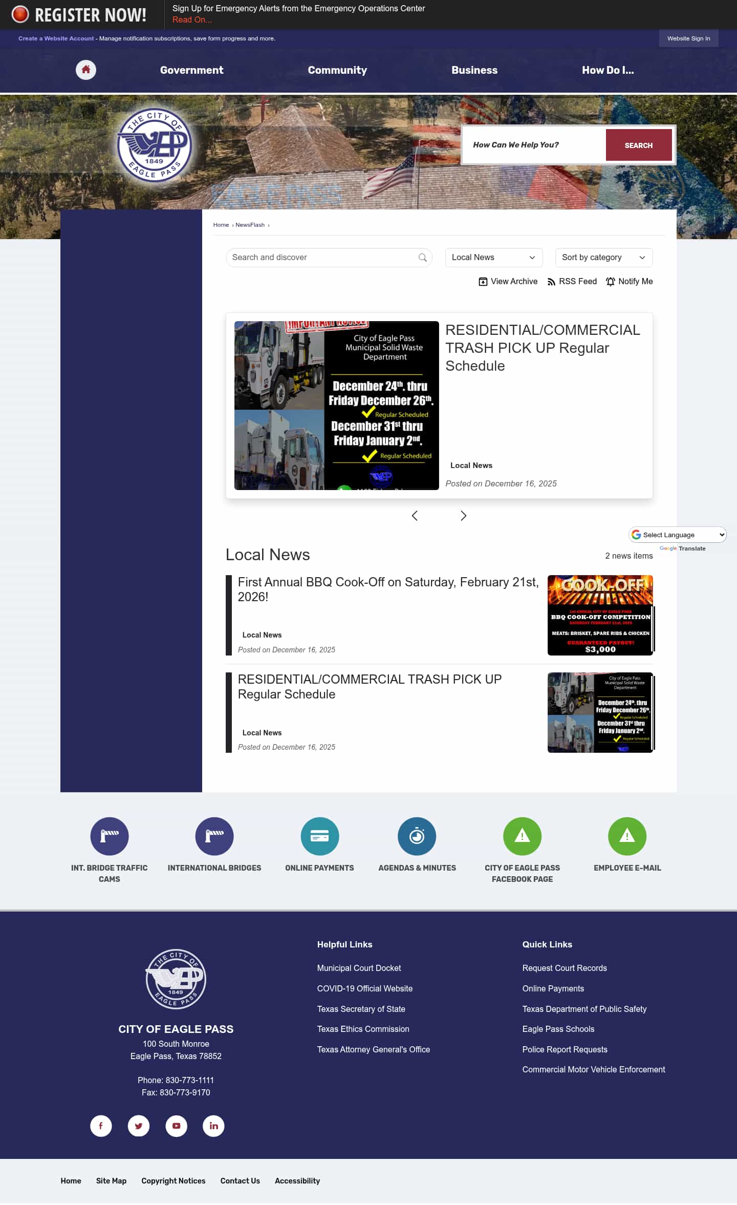 Latest website image capture