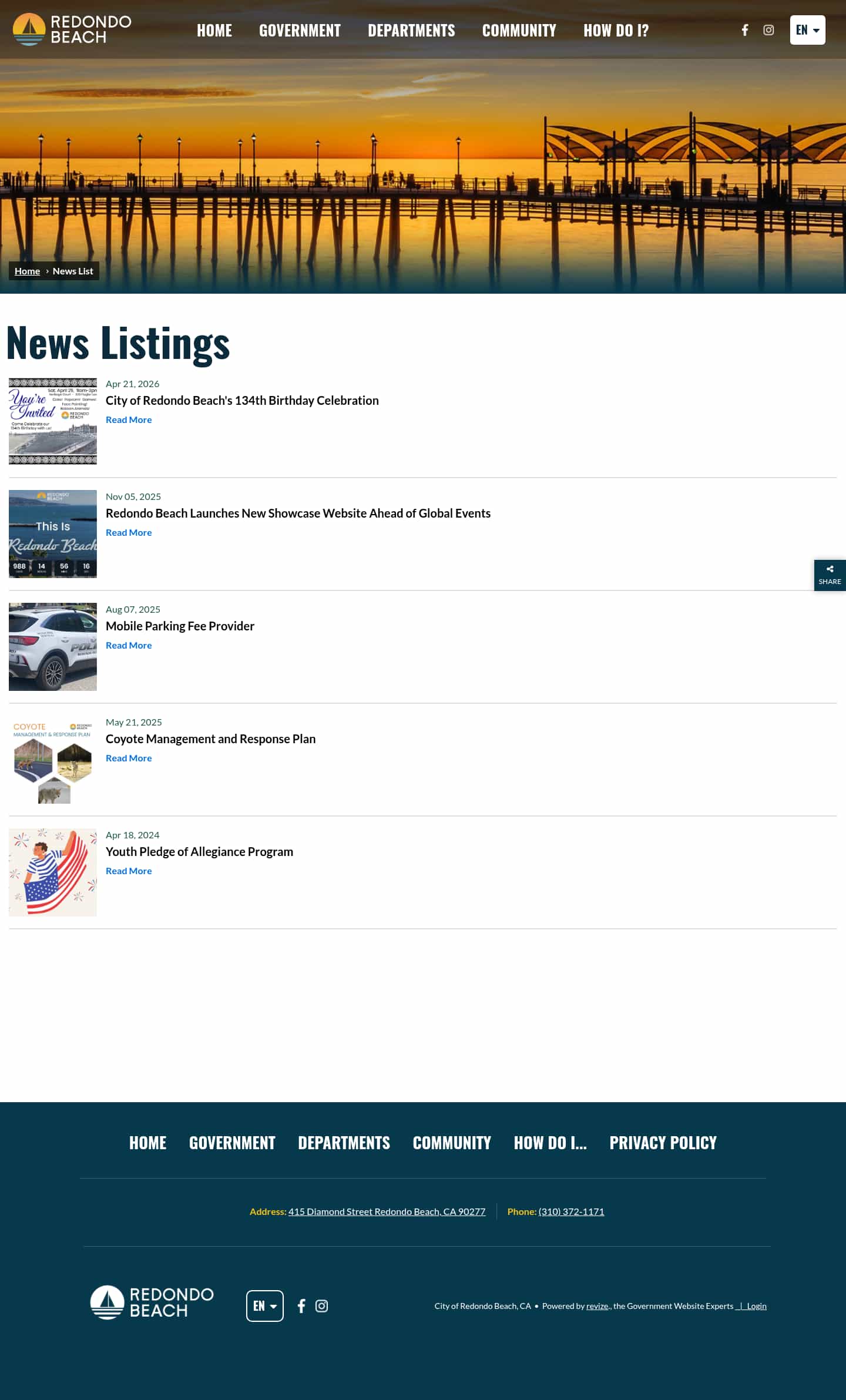 Latest website image capture