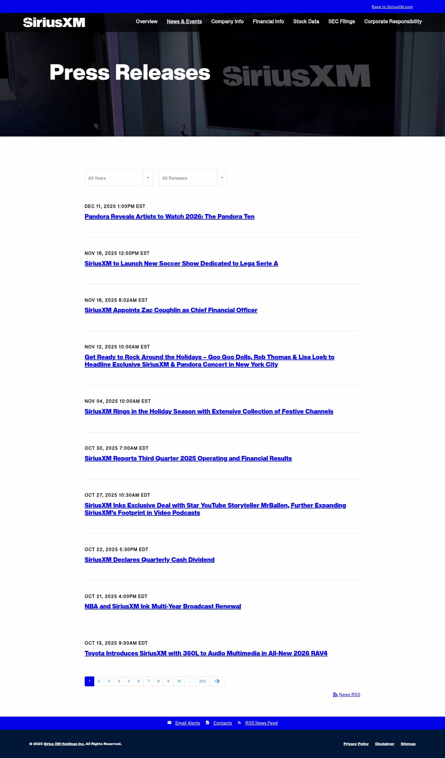 Latest website image capture