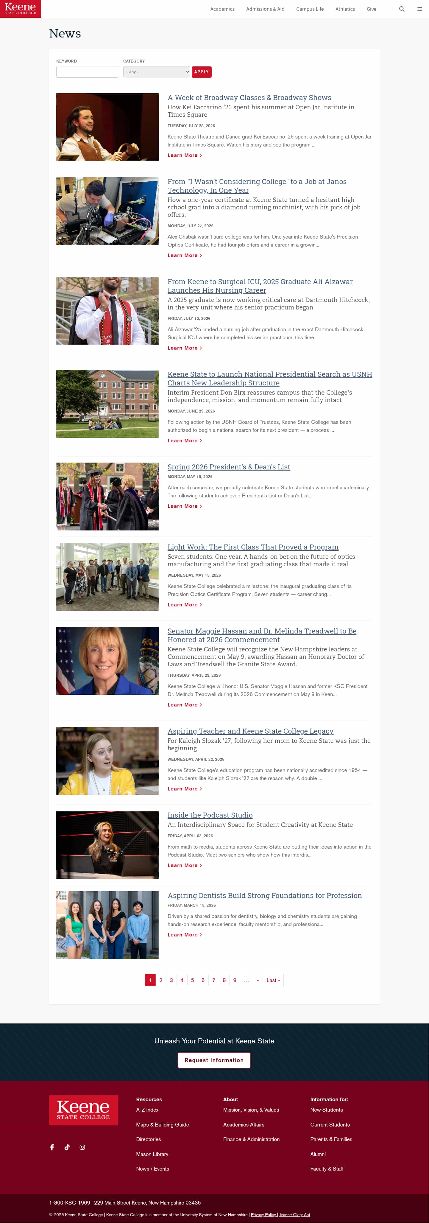 Latest website image capture