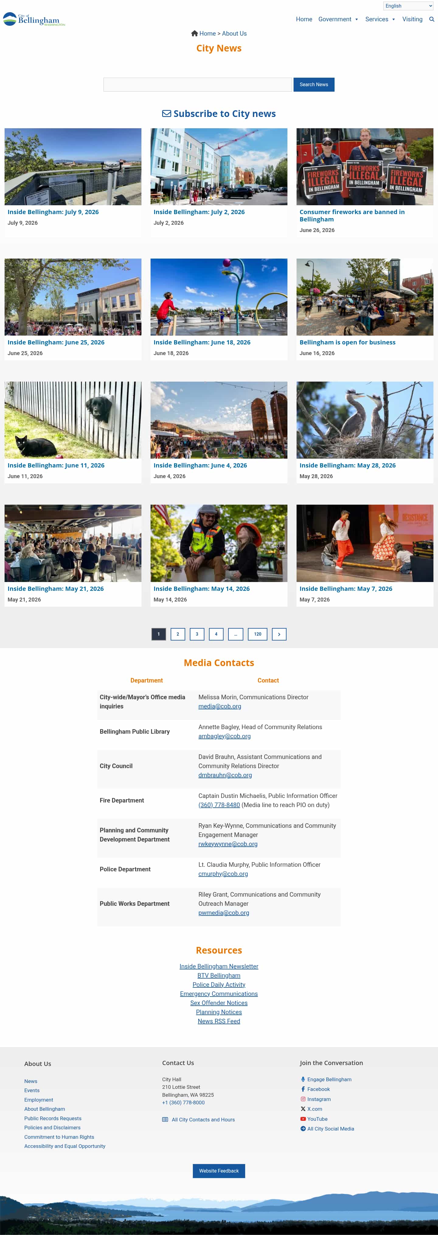 Latest website image capture