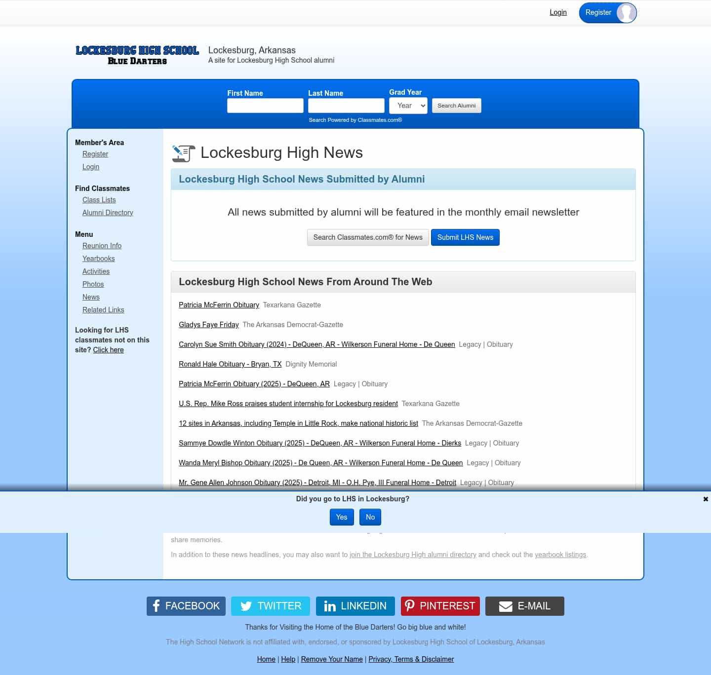 Latest website image capture