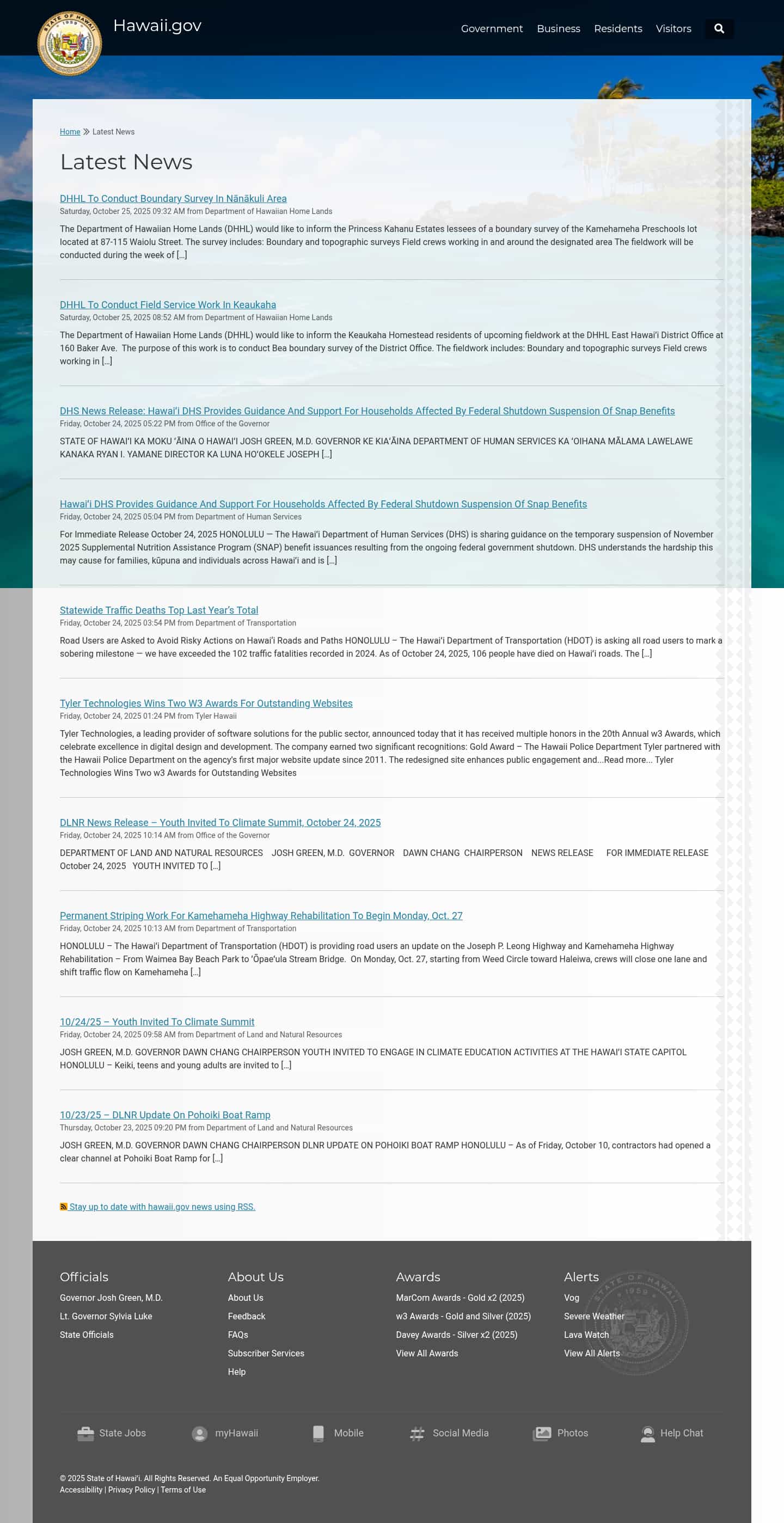 Latest website image capture