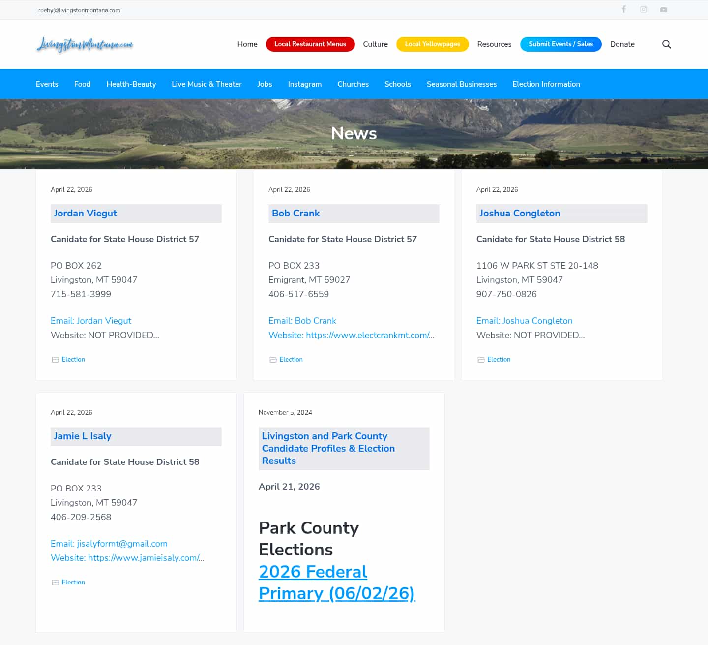 Latest website image capture