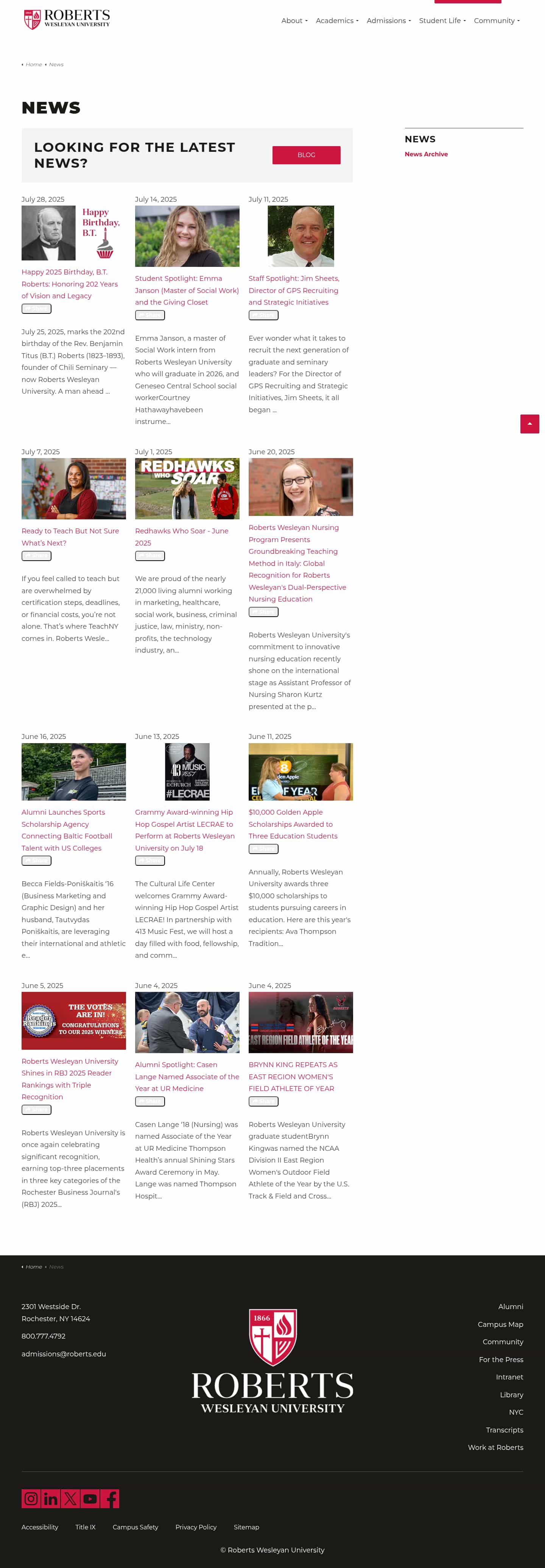 Latest website image capture