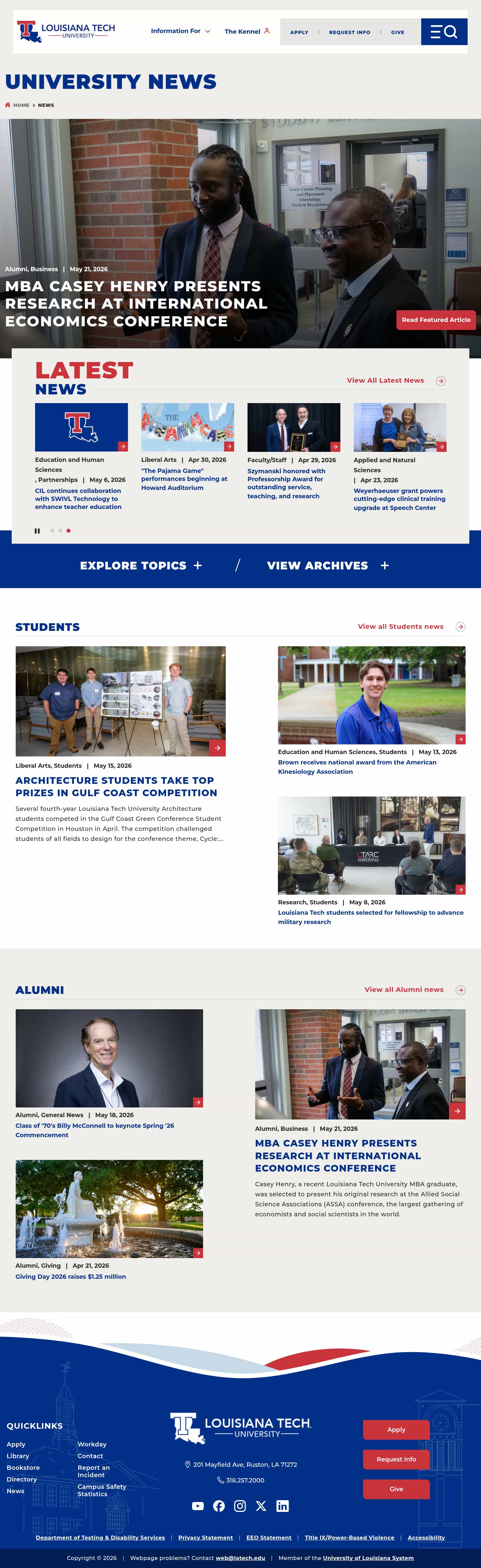 Latest website image capture
