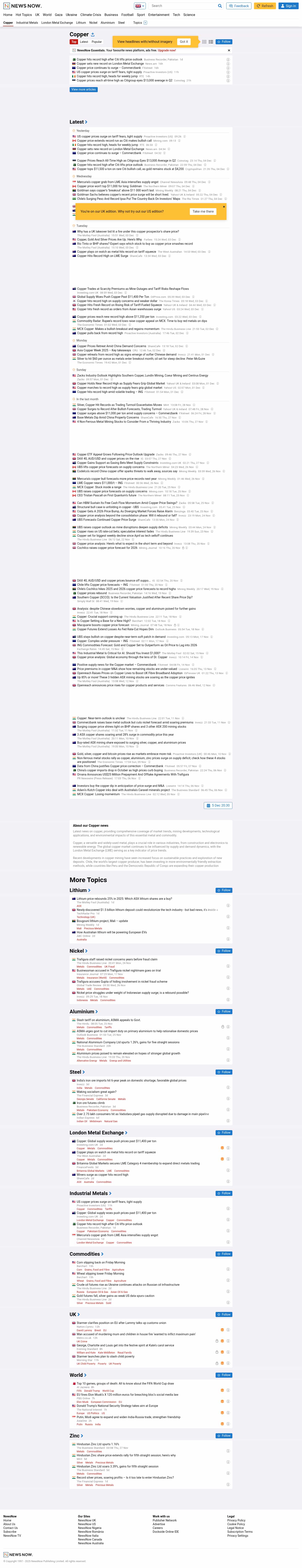 Latest website image capture