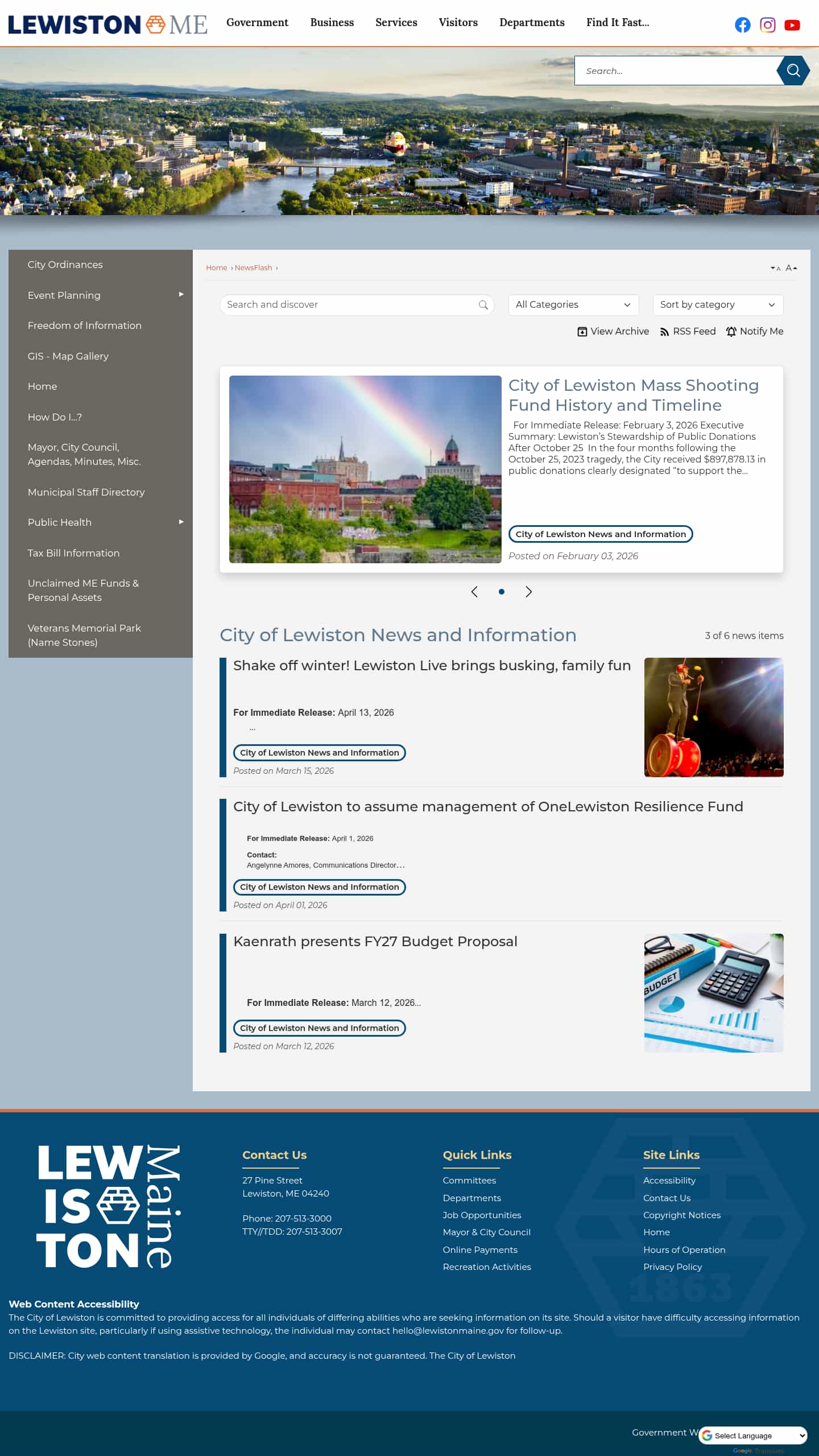 Latest website image capture