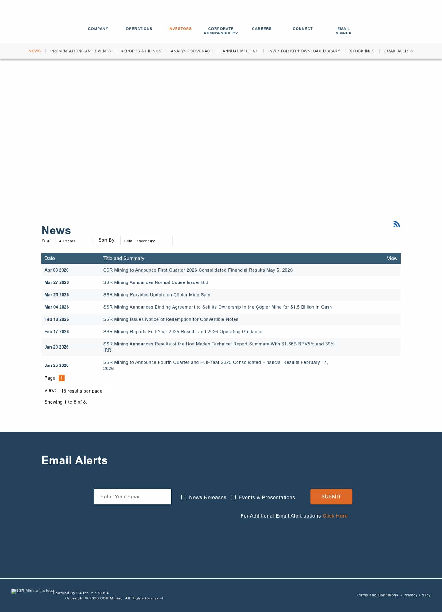 Latest website image capture