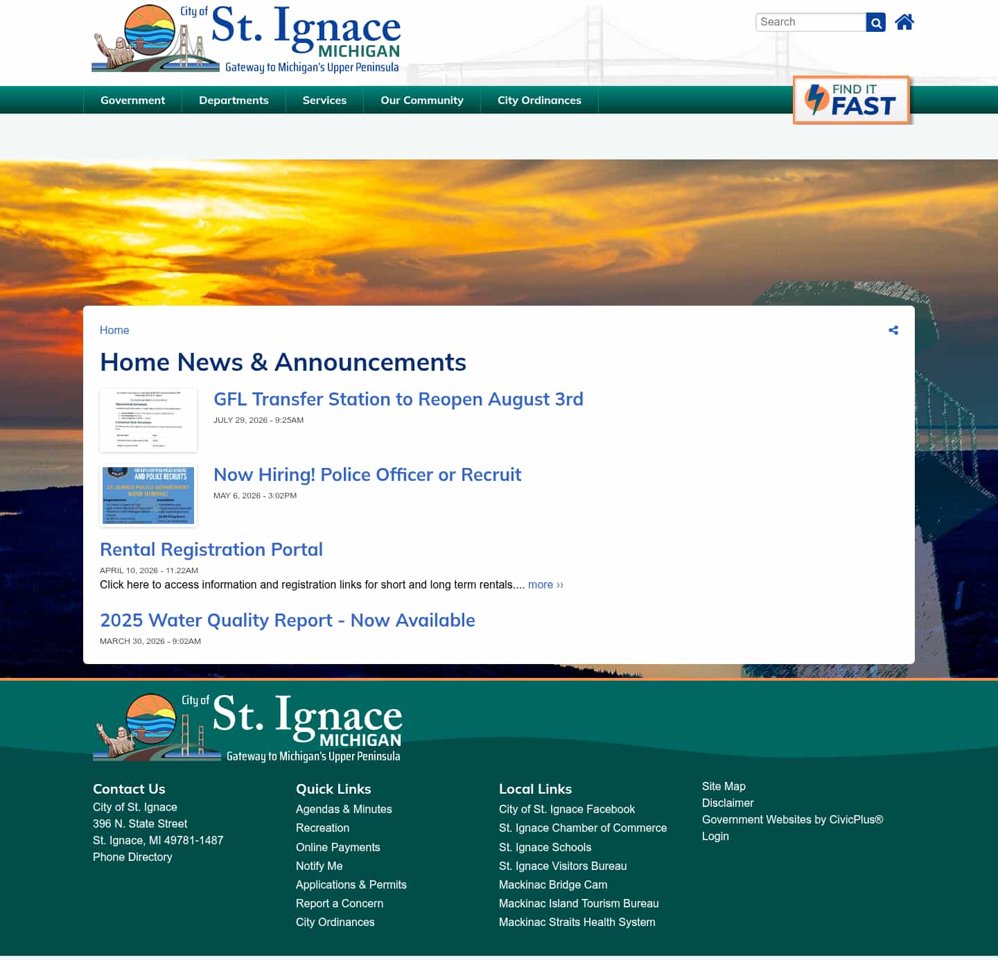Latest website image capture