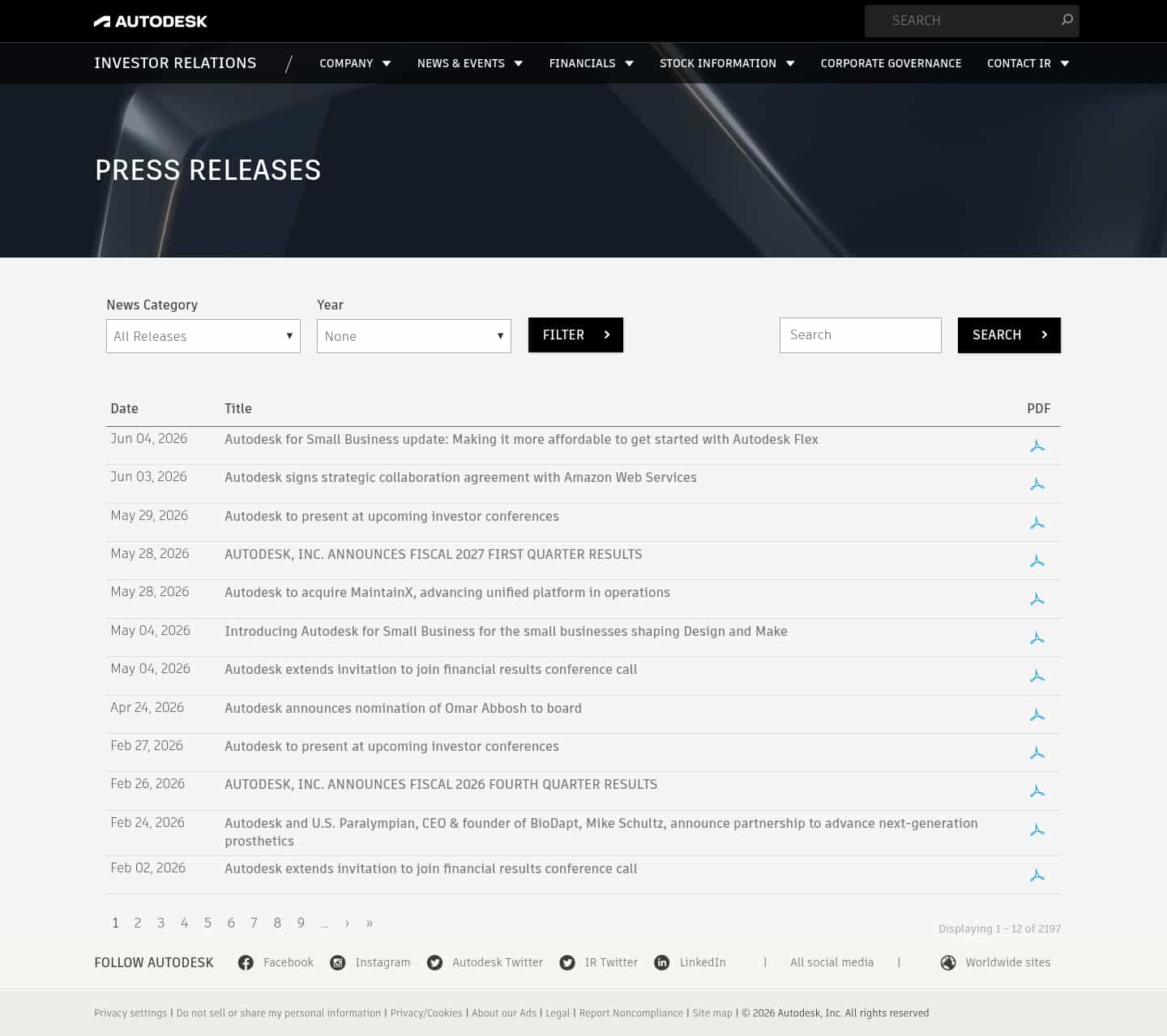 Latest website image capture