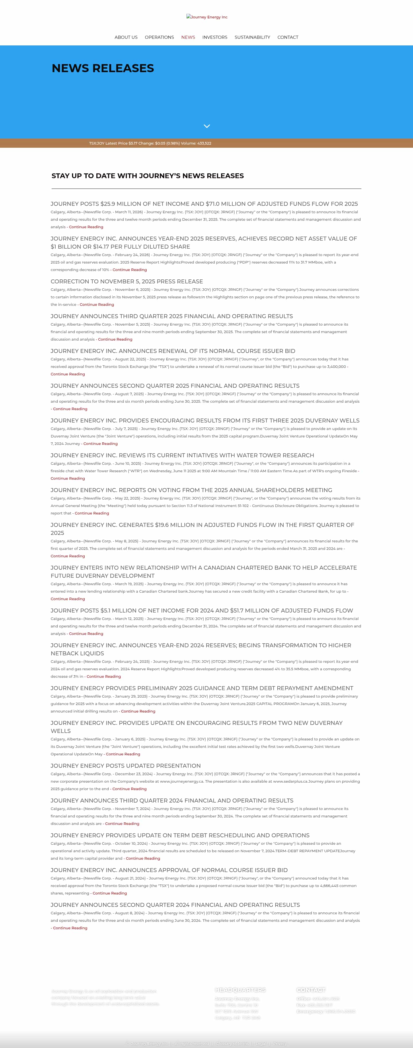 Latest website image capture