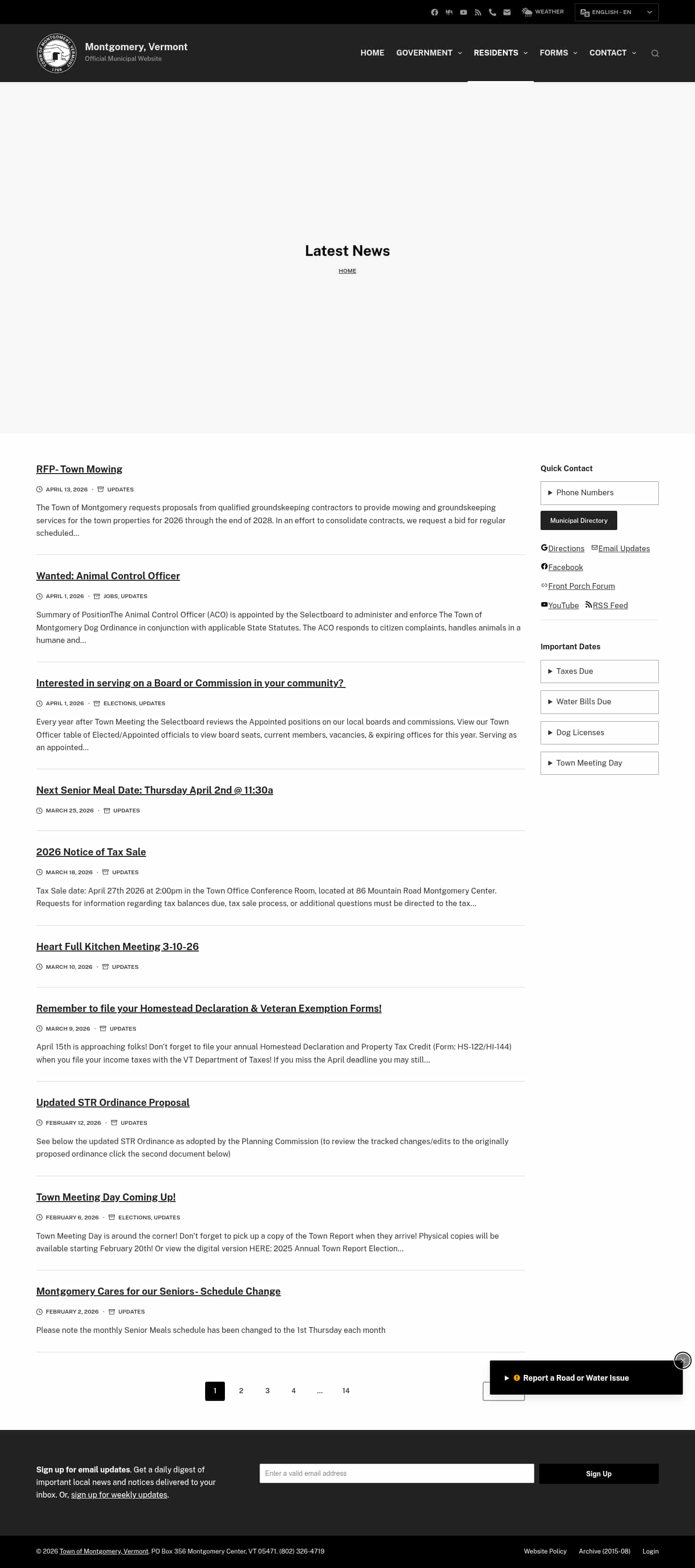 Latest website image capture