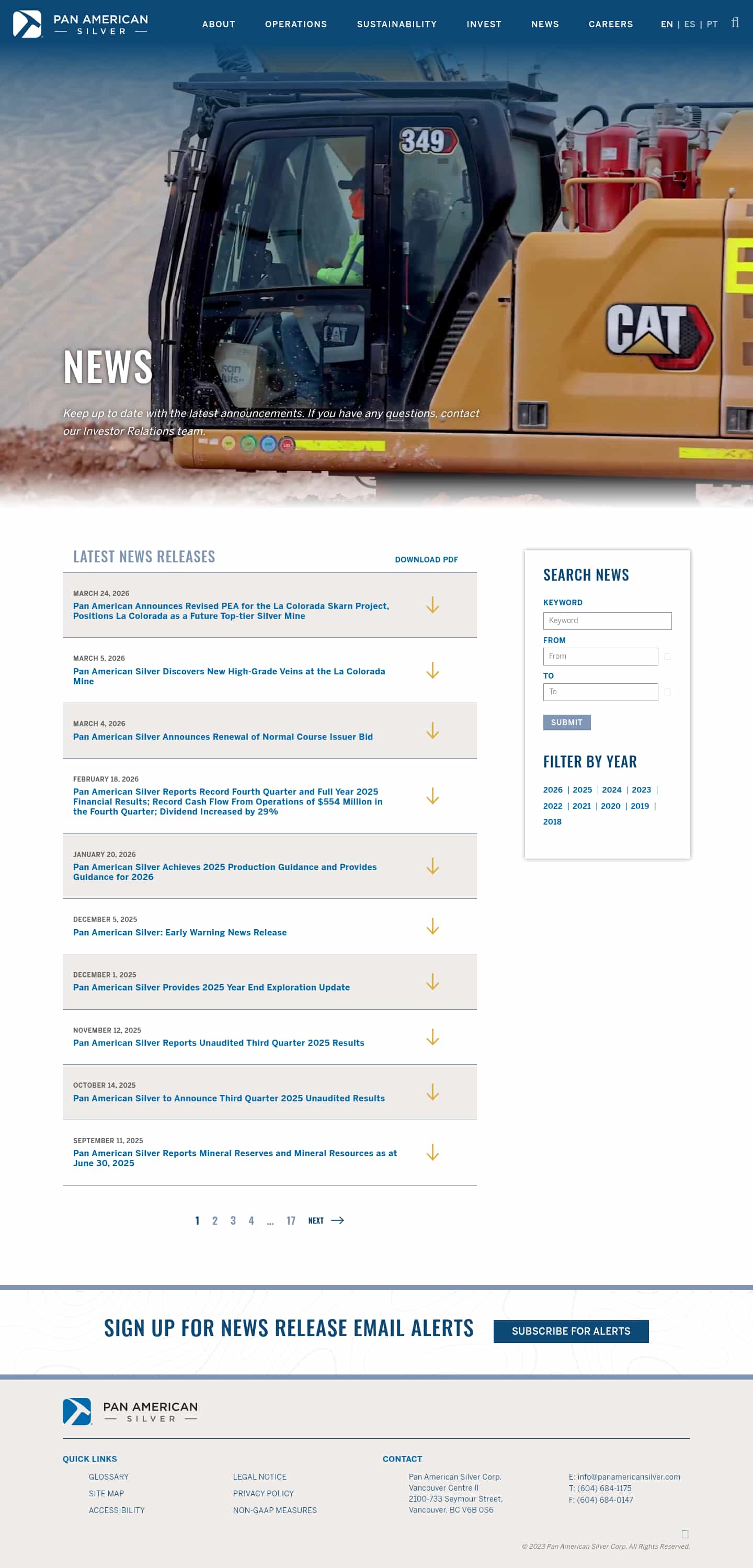 Latest website image capture