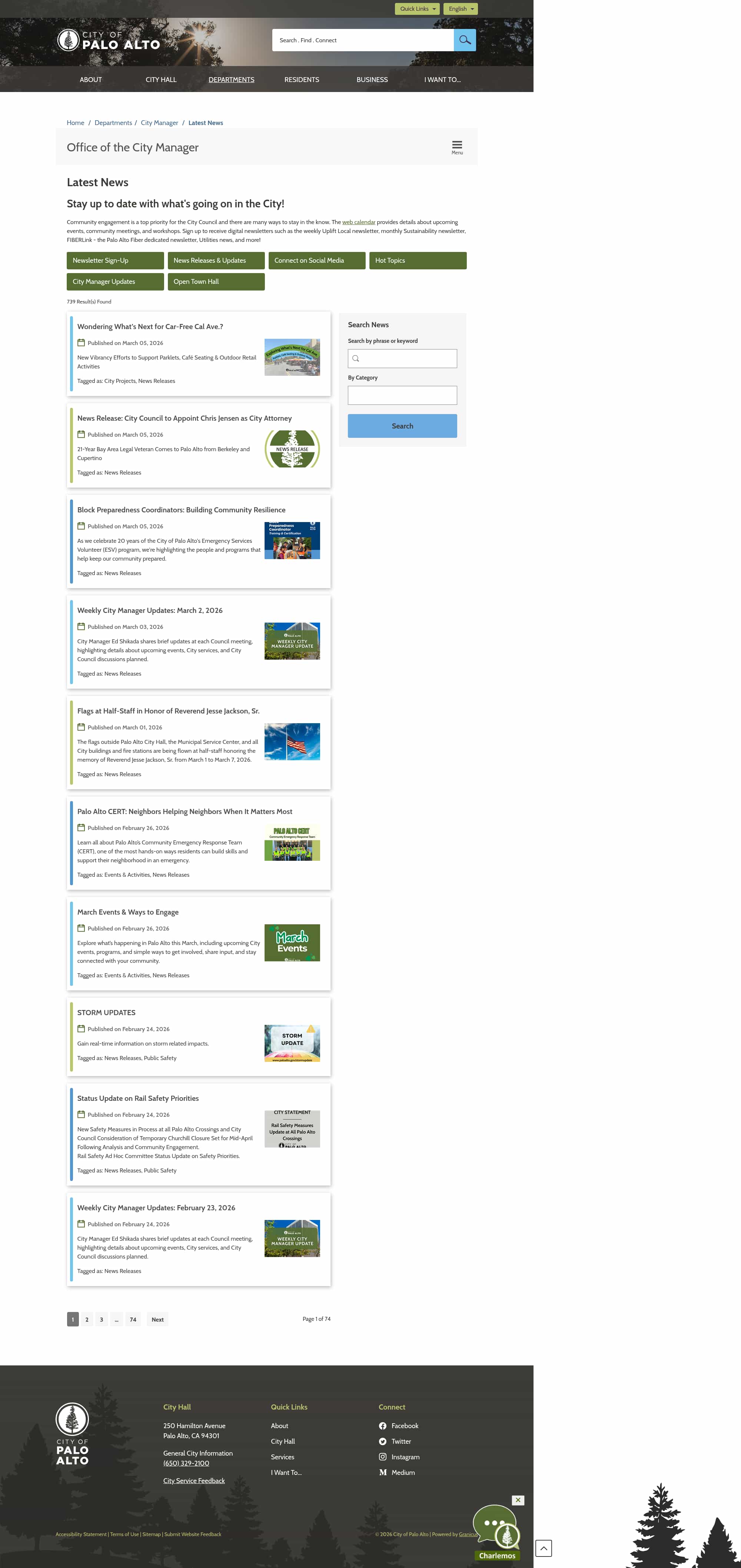 Latest website image capture