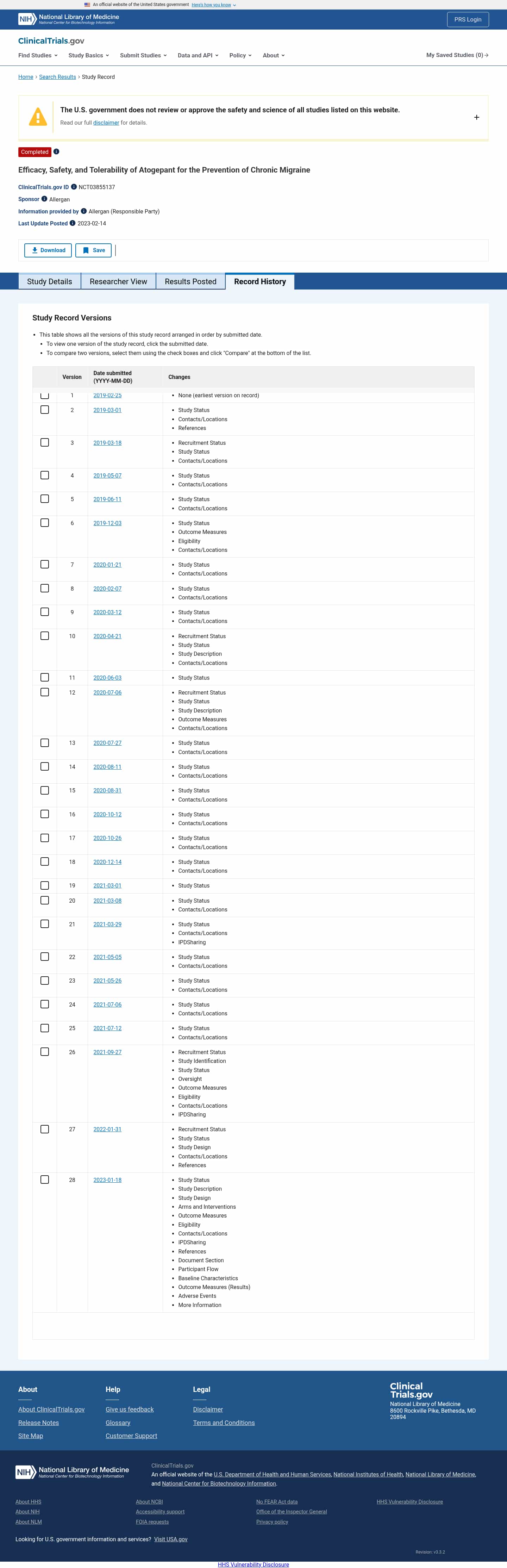 Latest website image capture