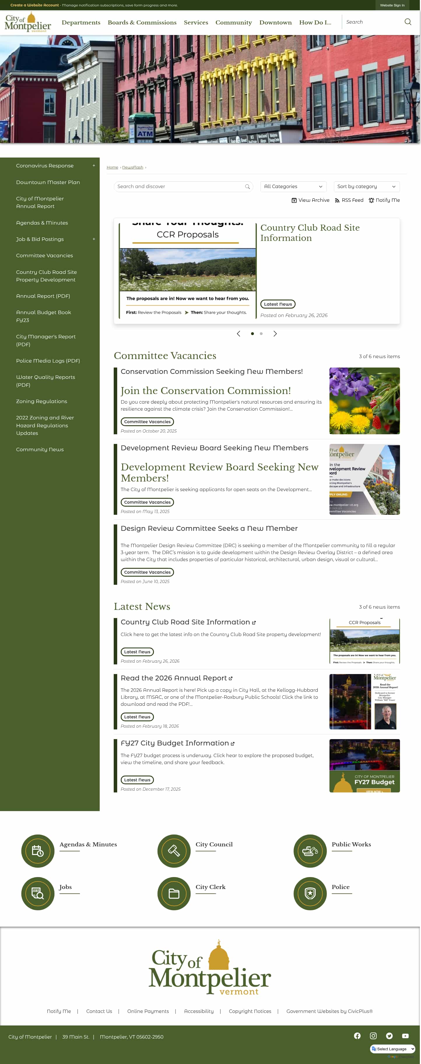 Latest website image capture