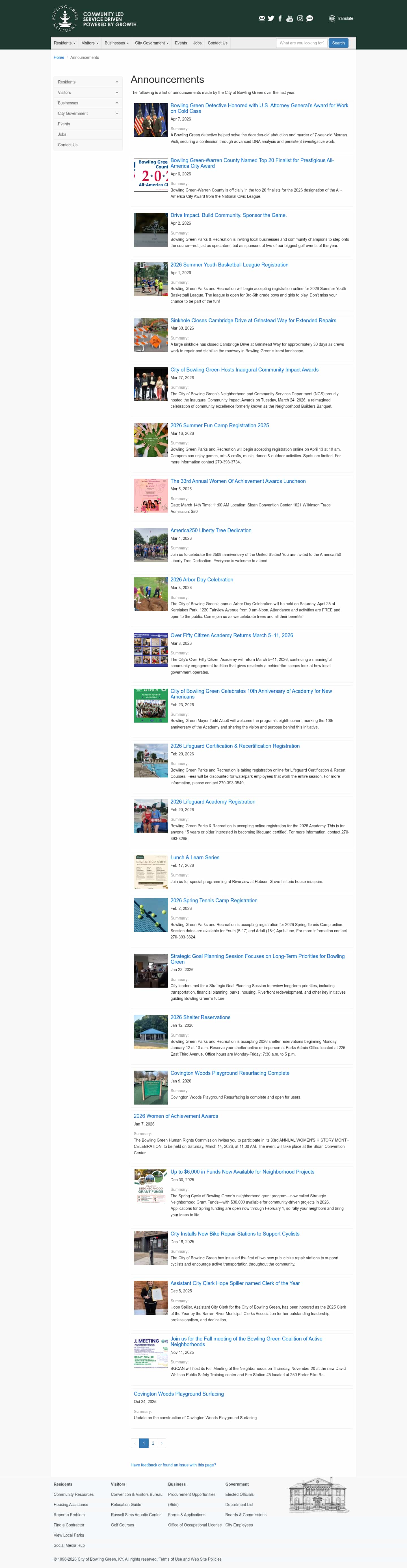 Latest website image capture