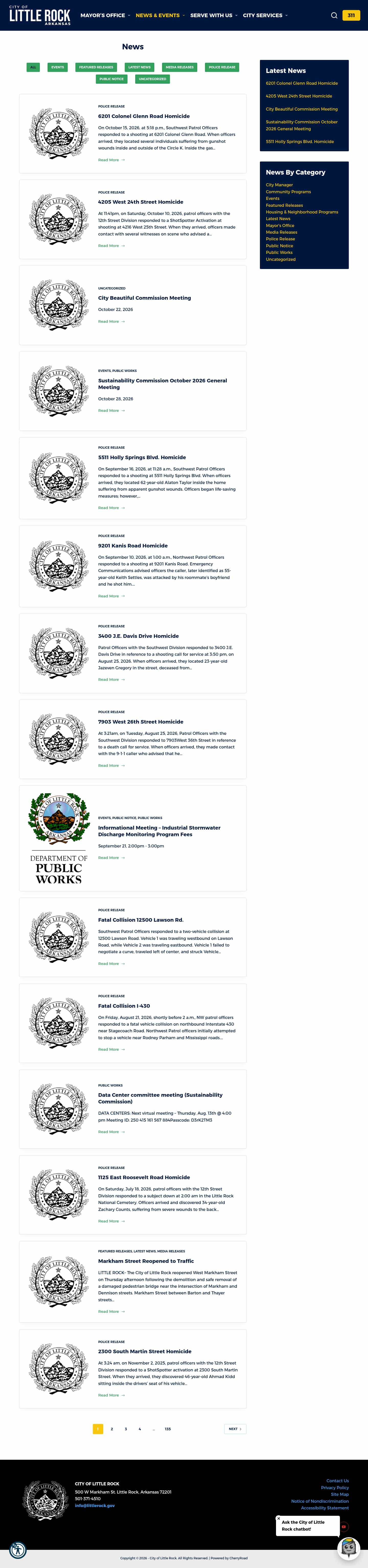 Latest website image capture