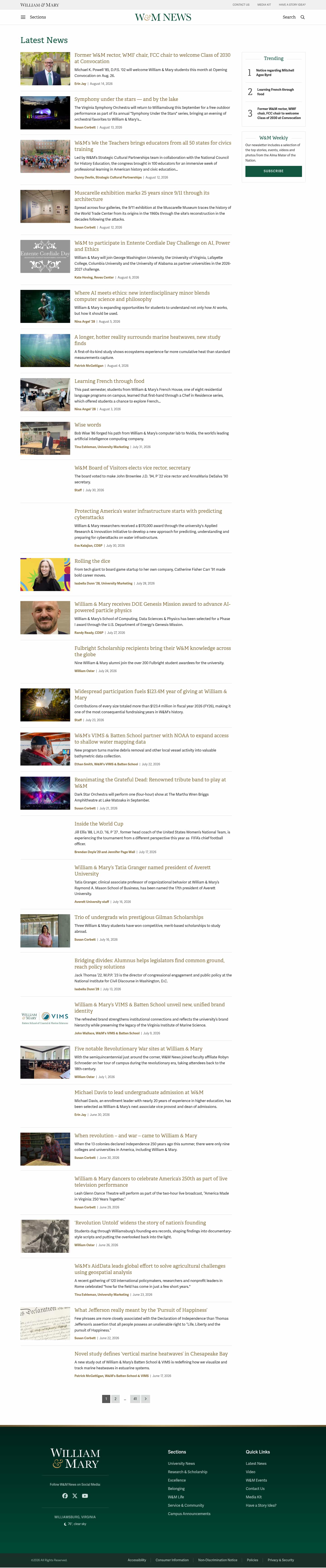Latest website image capture