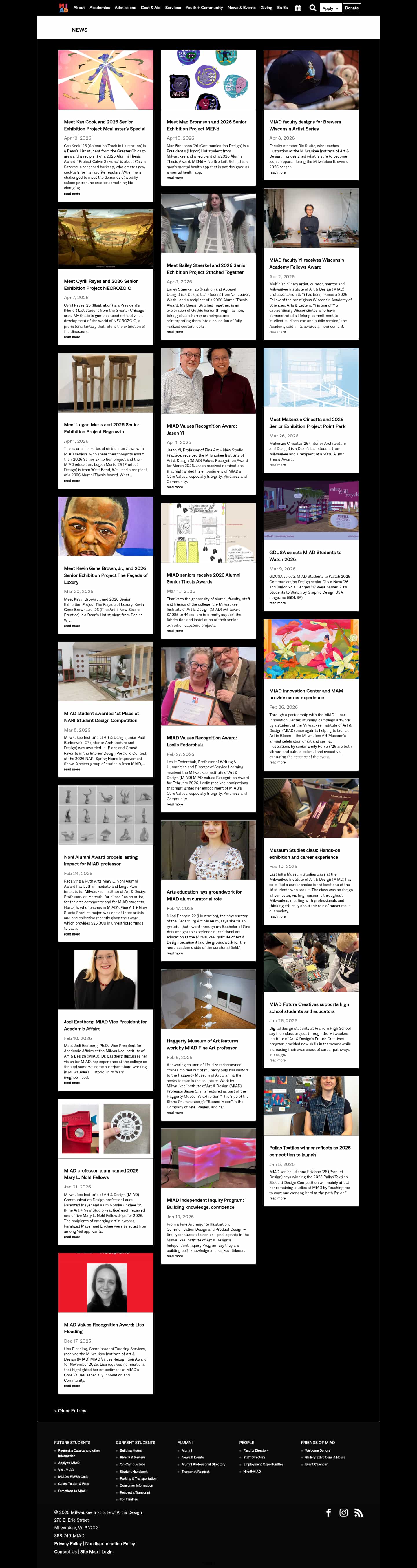 Latest website image capture
