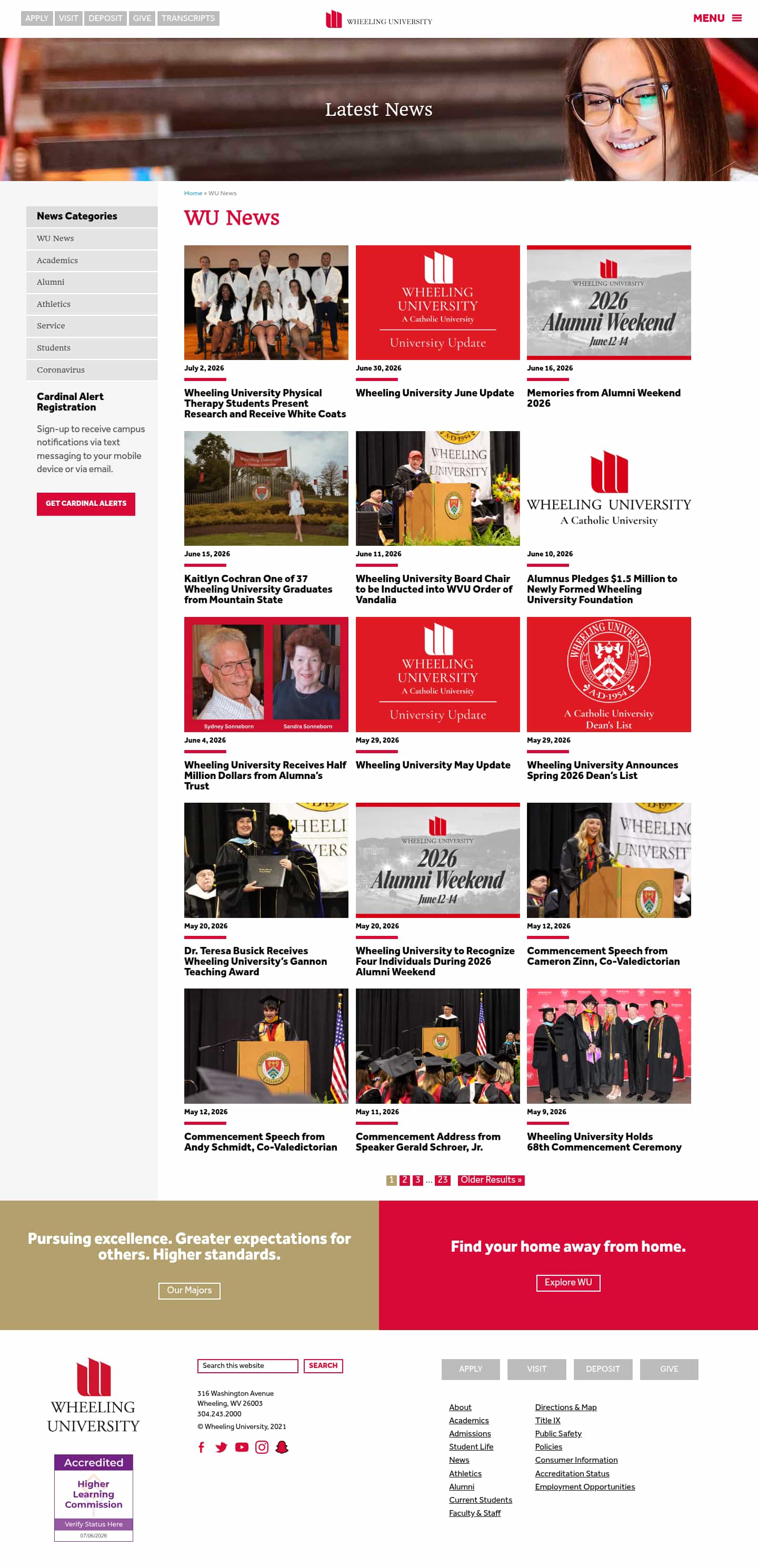 Latest website image capture