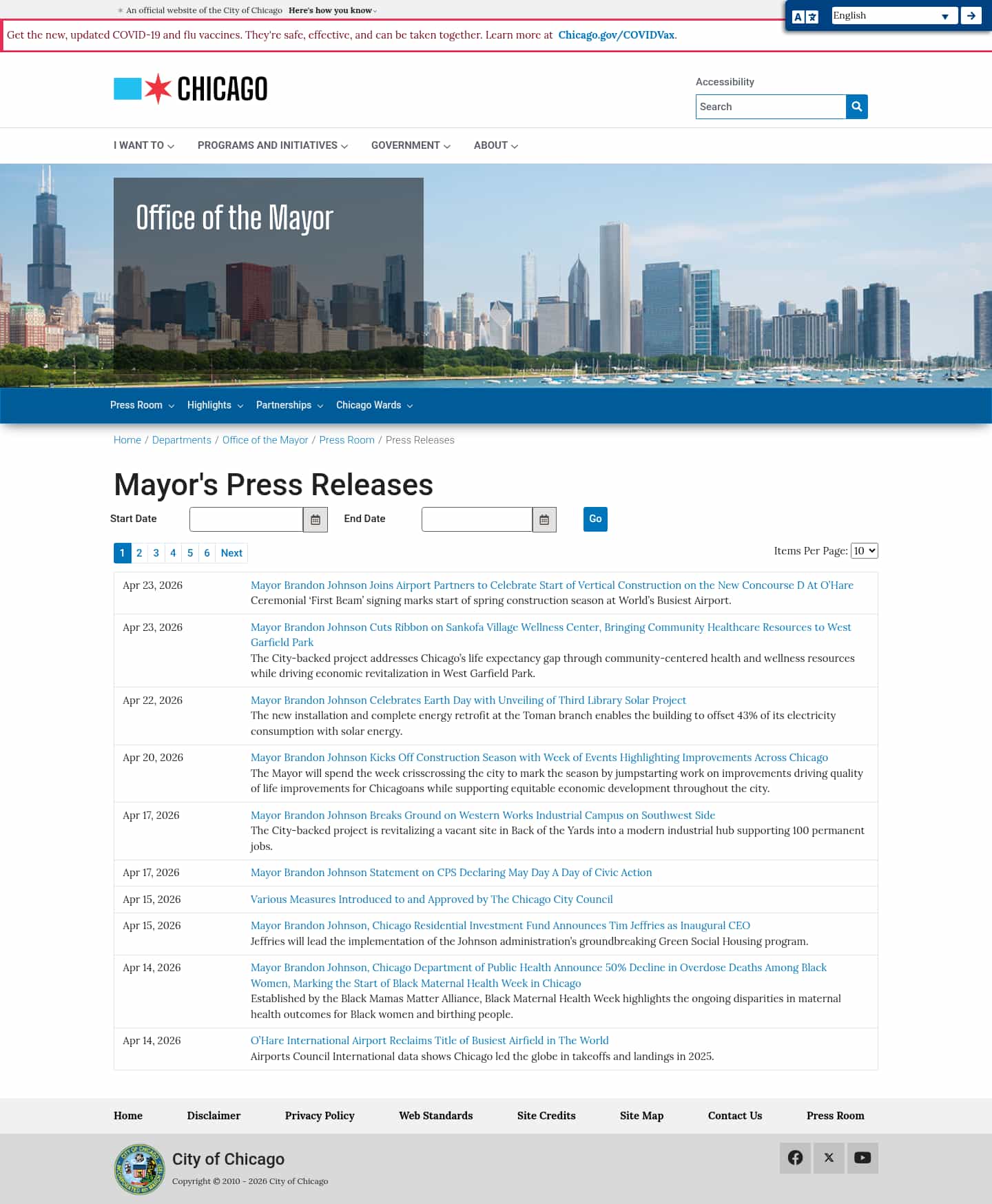 Latest website image capture