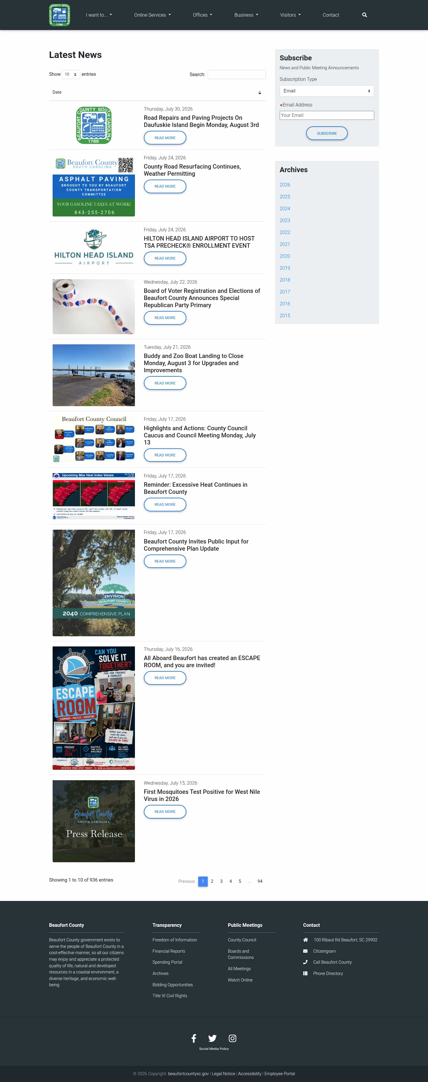 Latest website image capture