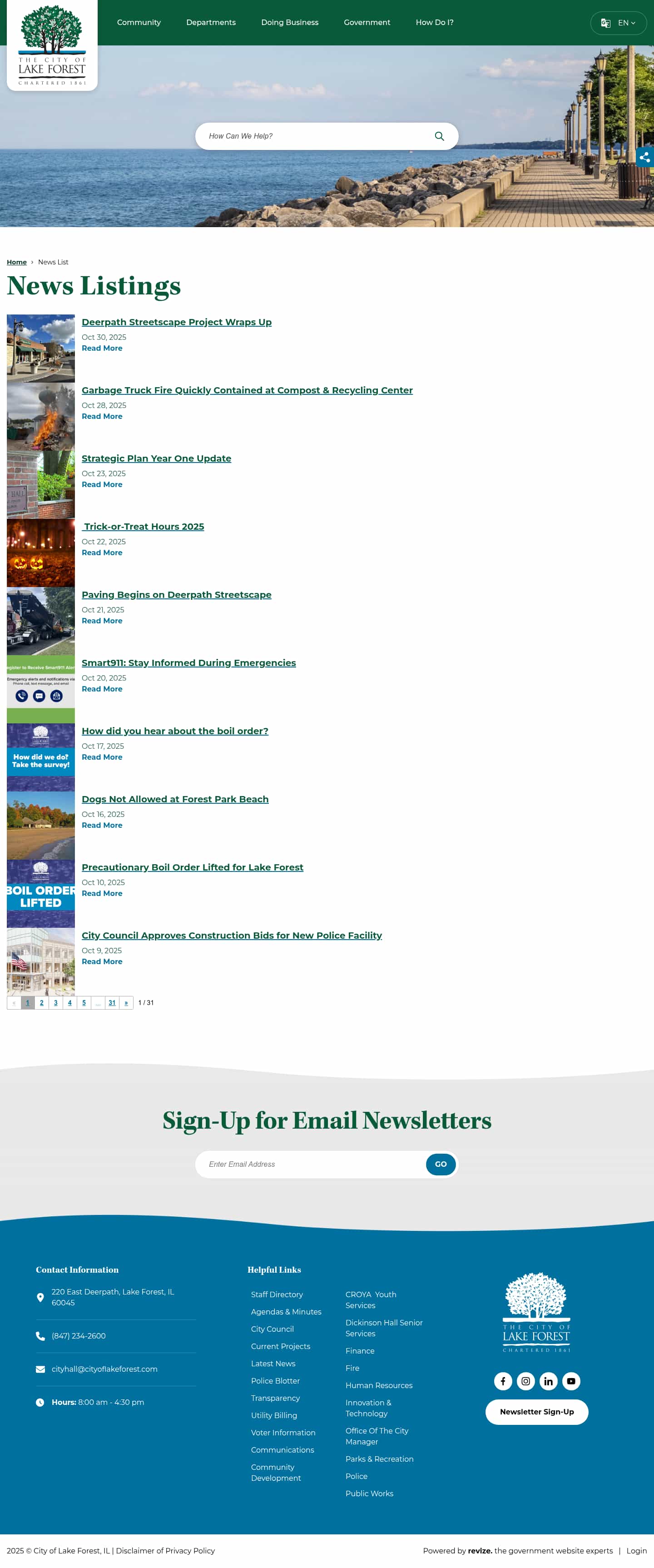 Latest website image capture