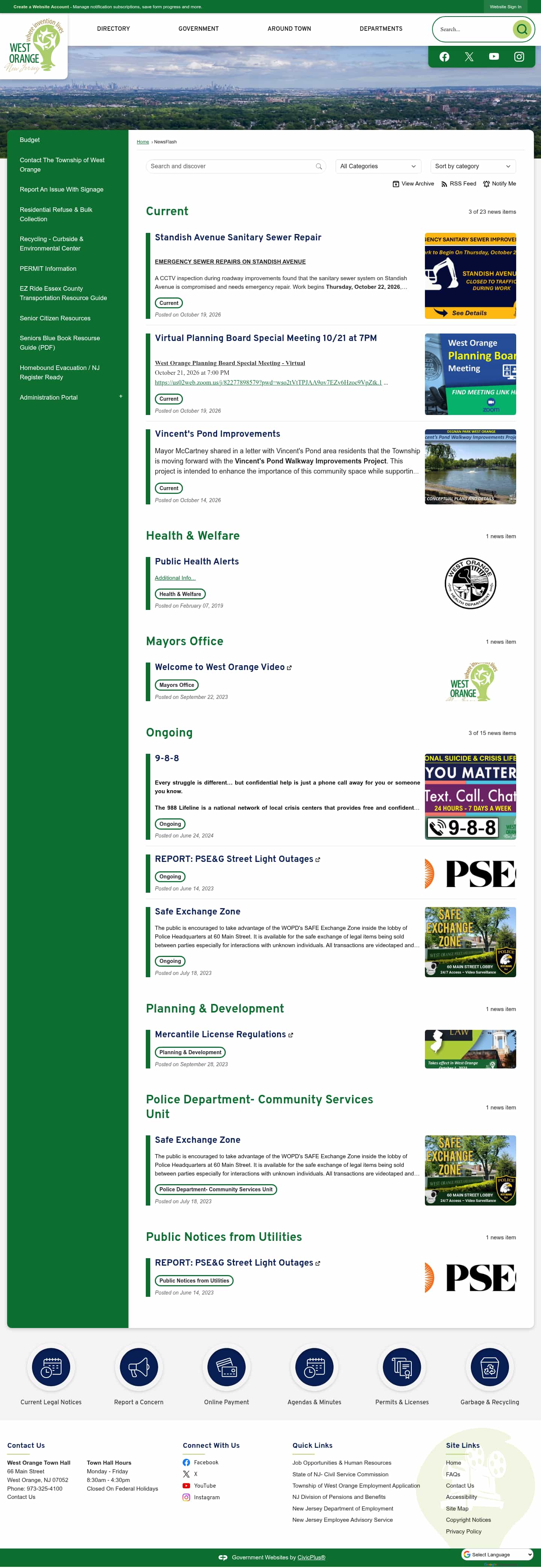 Latest website image capture