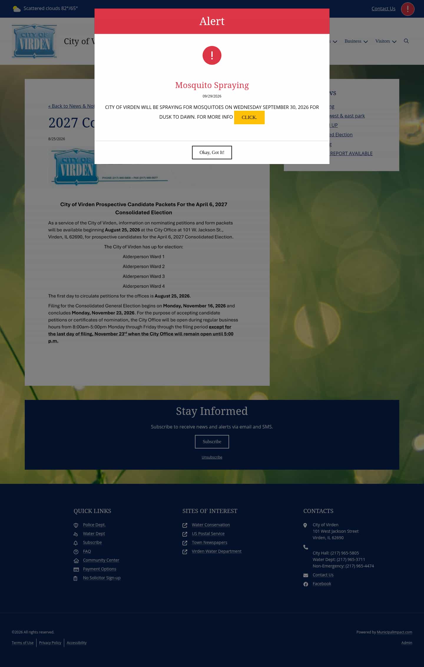 Latest website image capture