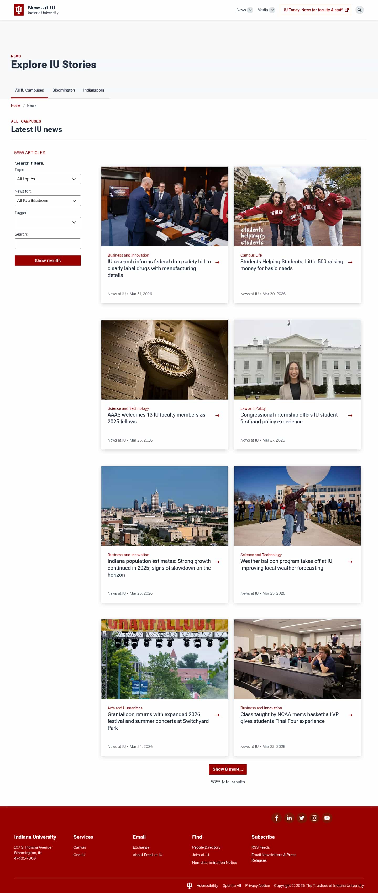 Latest website image capture