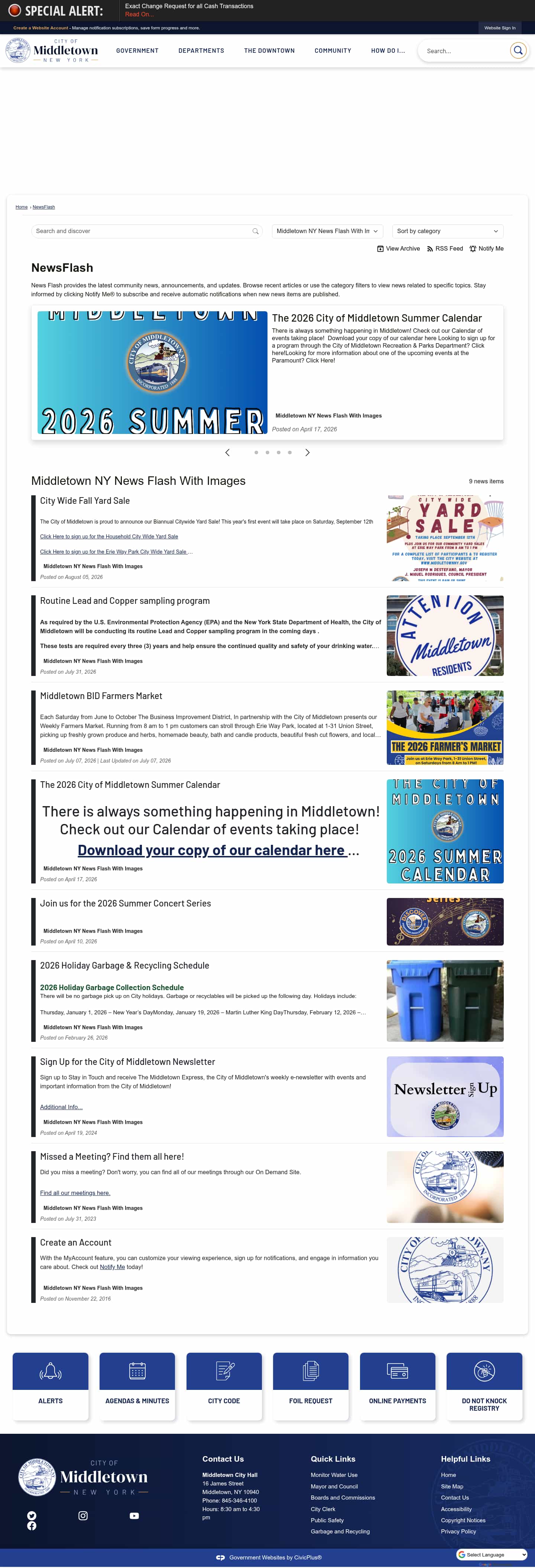 Latest website image capture