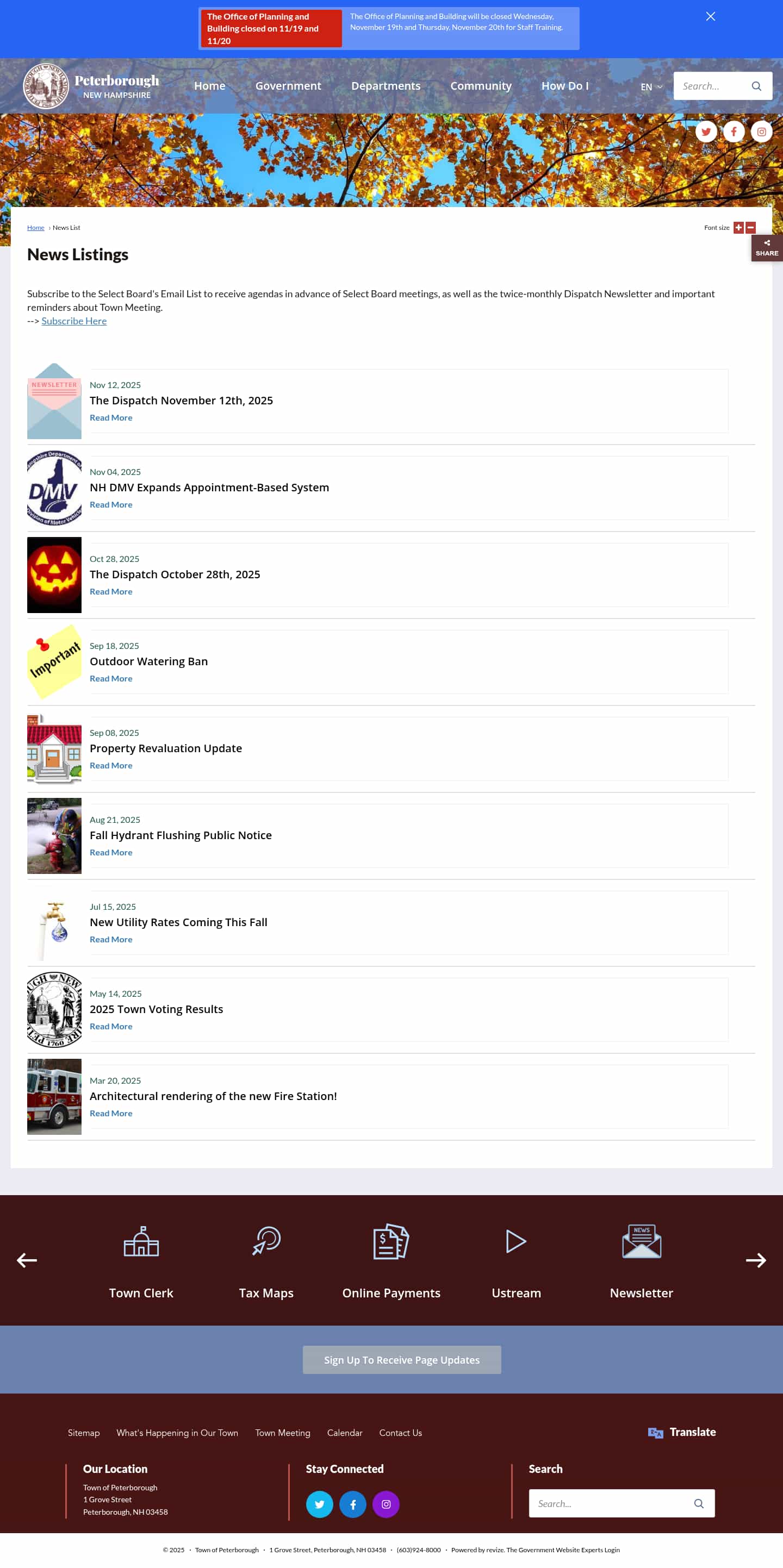 Latest website image capture