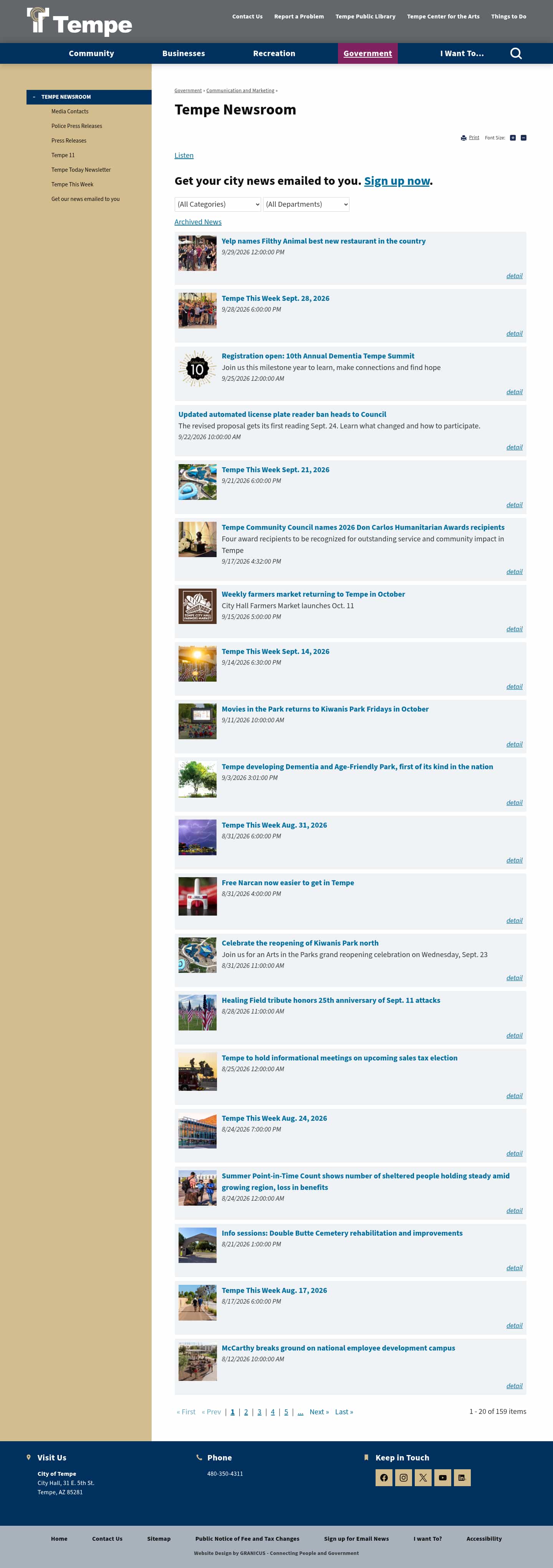Latest website image capture