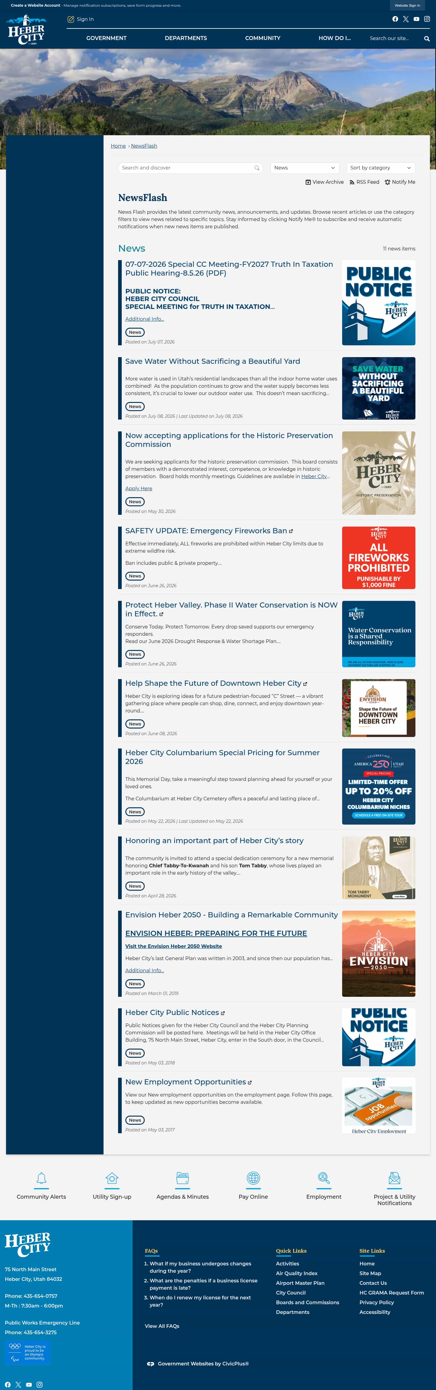 Latest website image capture
