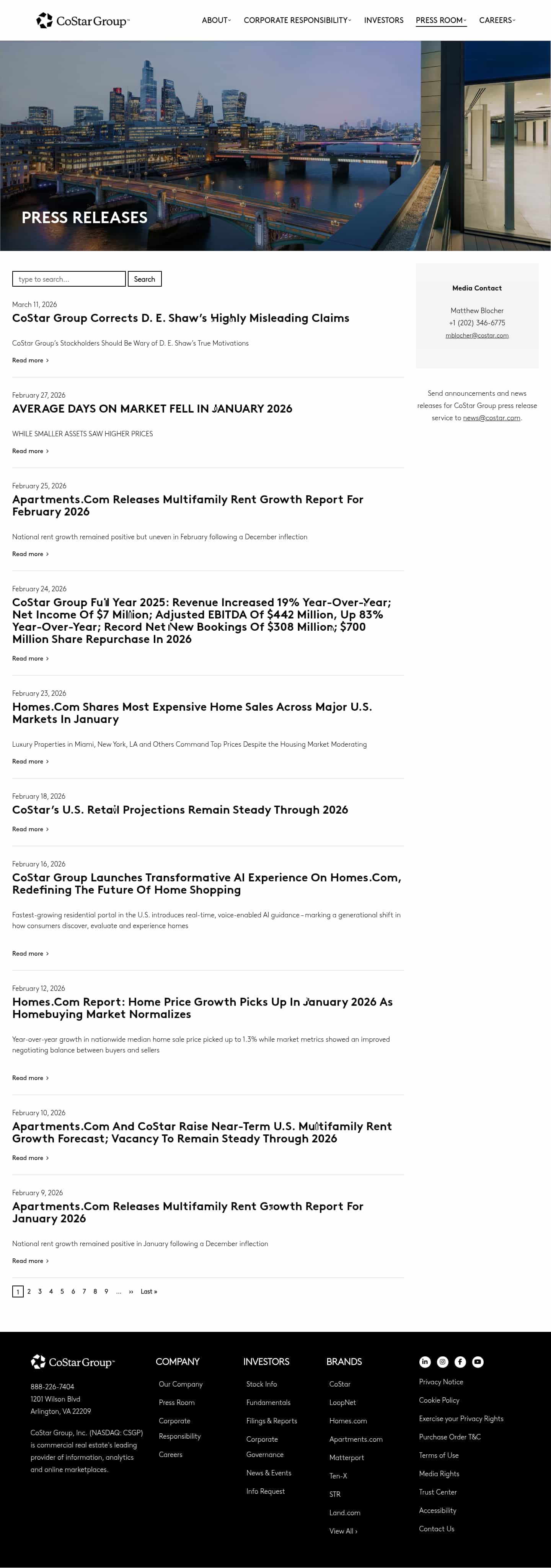 Latest website image capture