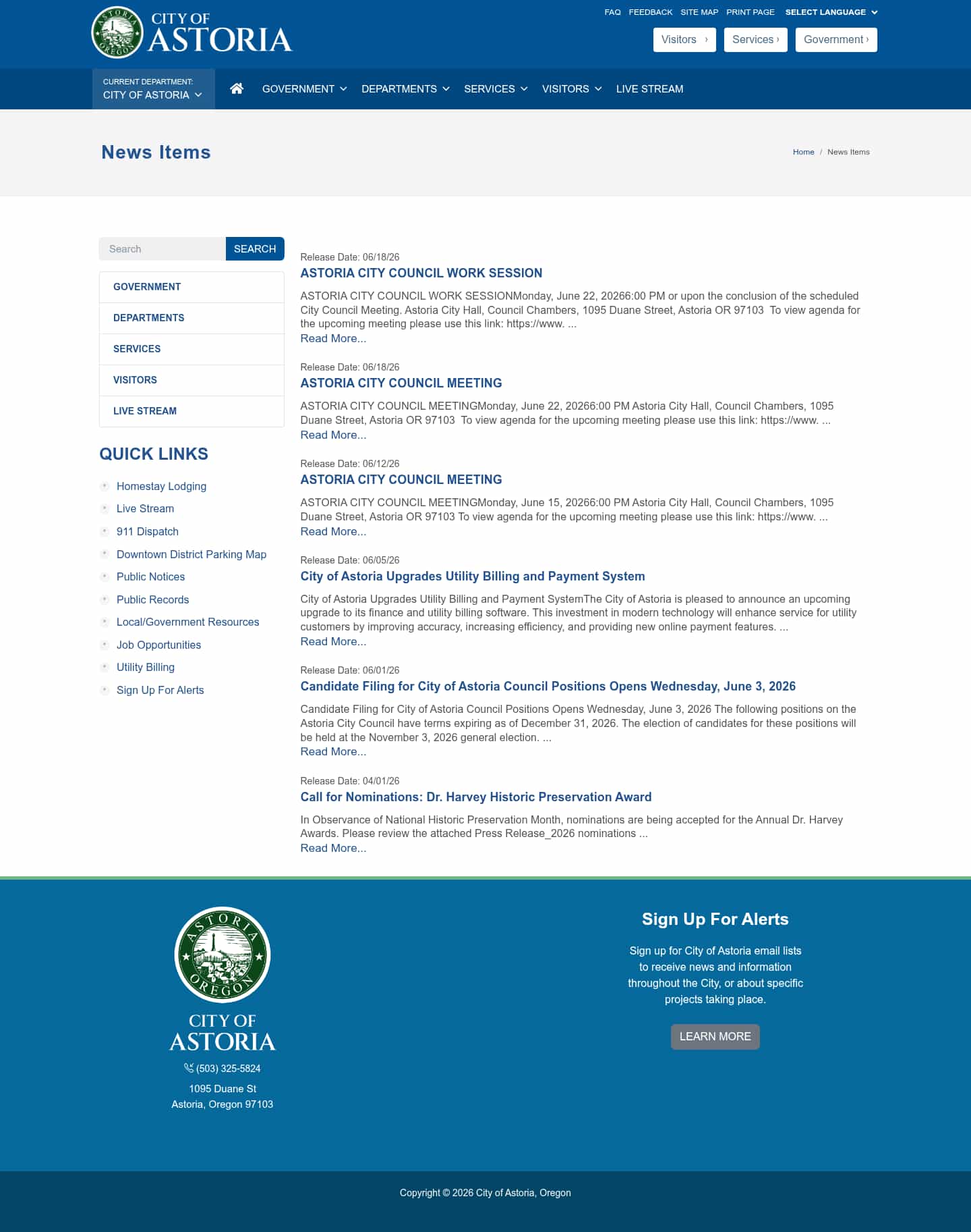 Latest website image capture