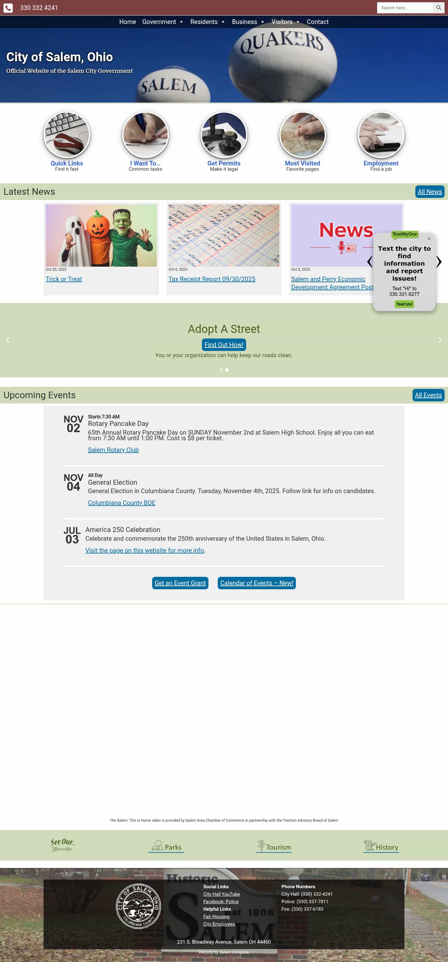 Latest website image capture