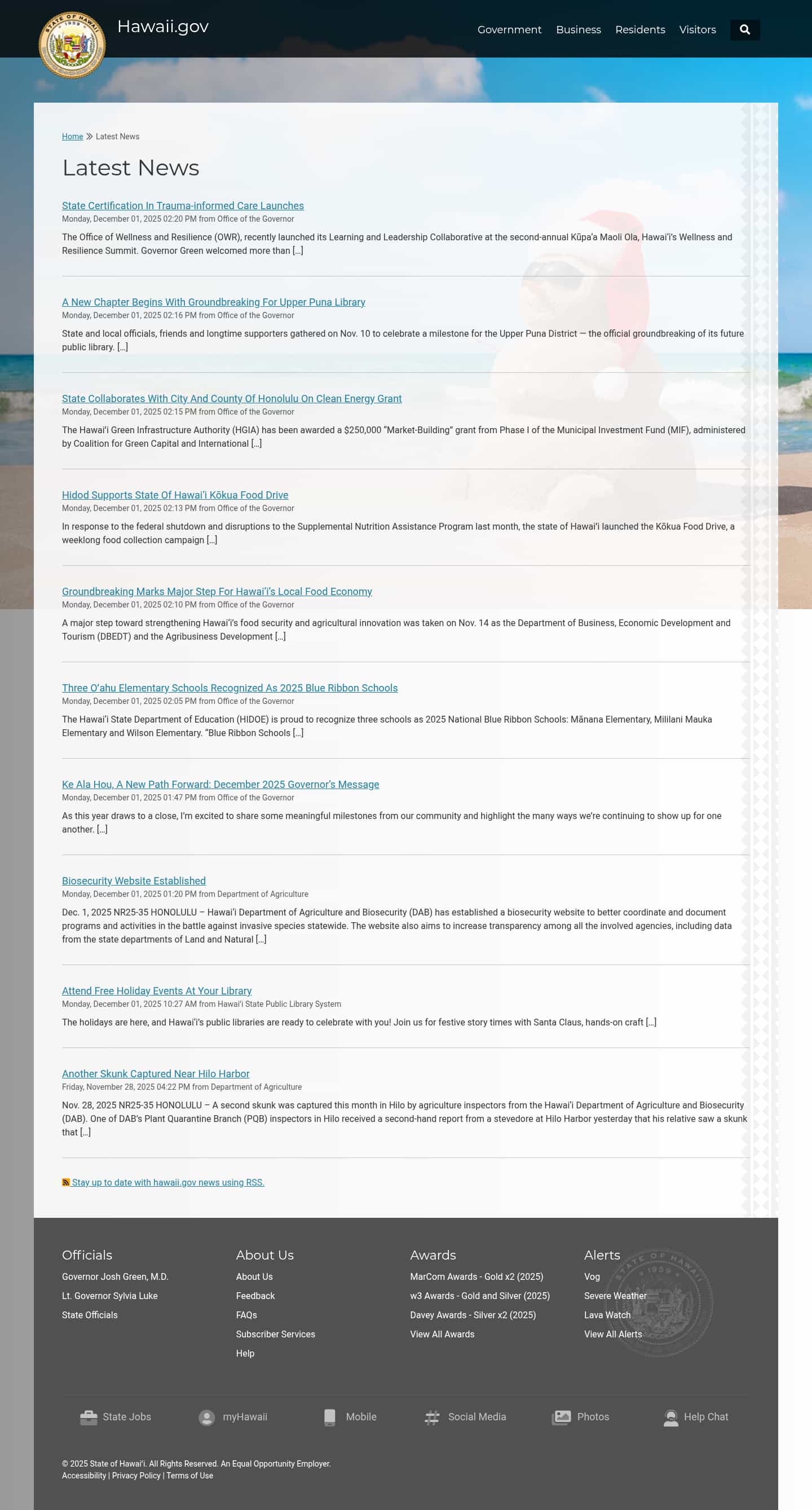 Latest website image capture