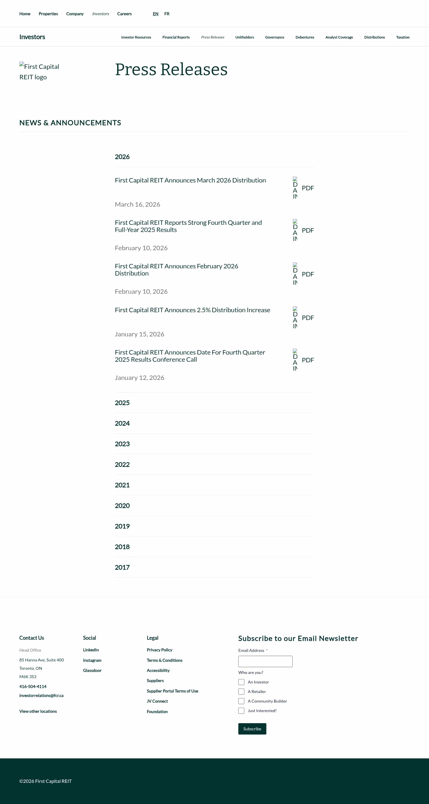 Latest website image capture