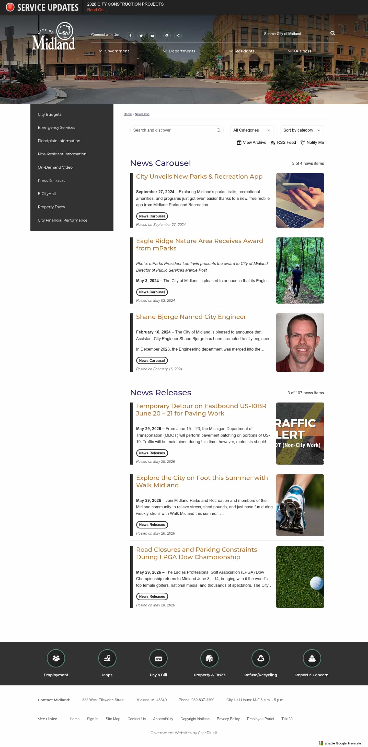 Latest website image capture
